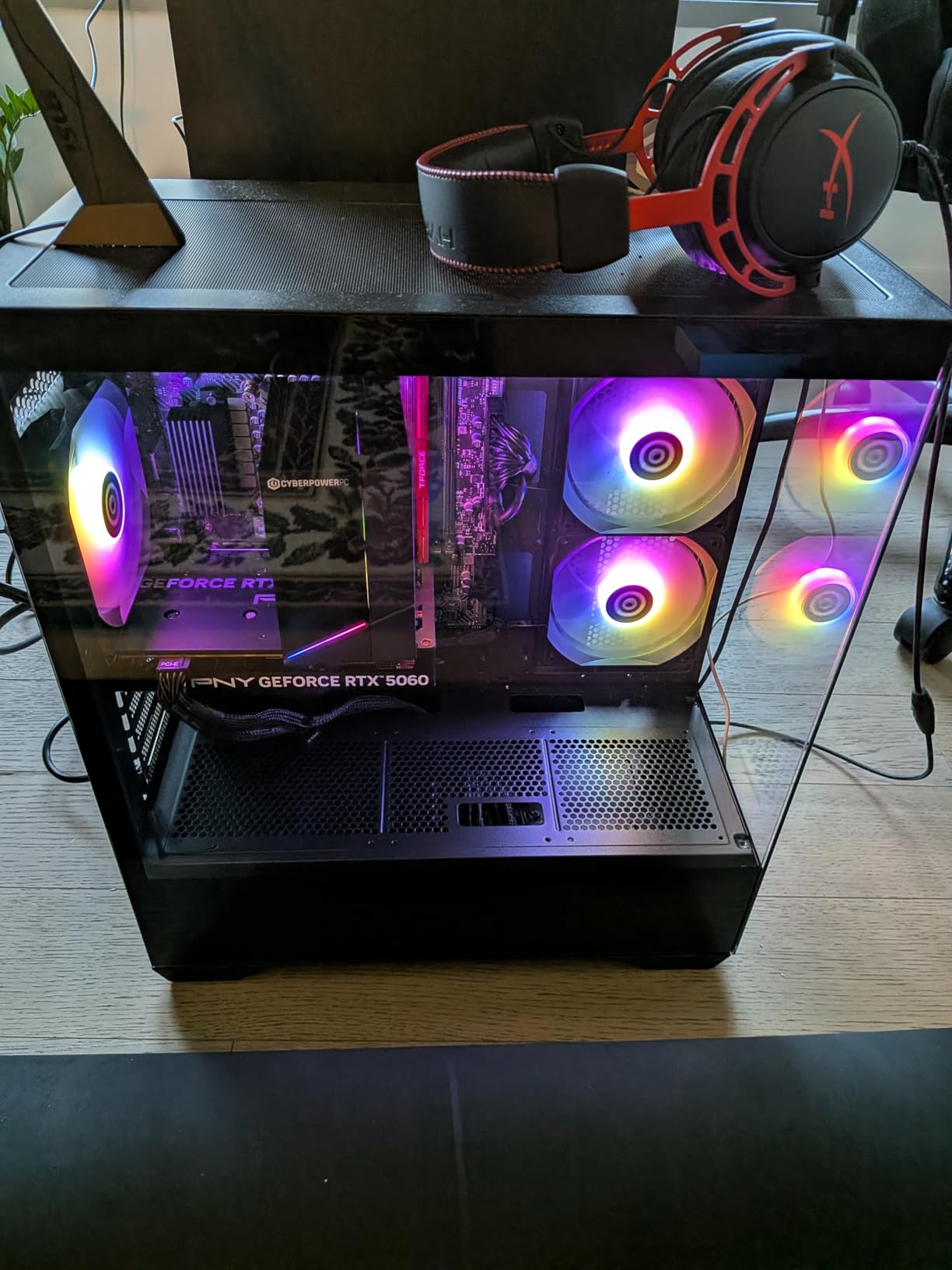 CyberPowerPC Gamer Xtreme VR Gaming PC, Intel Core i5-13400F 2.5GHz, GeForce RTX 5060 8GB, 16GB DDR5, 1TB PCIe 4.0 SSD, WiFi Ready & Windows 11 Home (GXiVR8060A40) customer photo 1