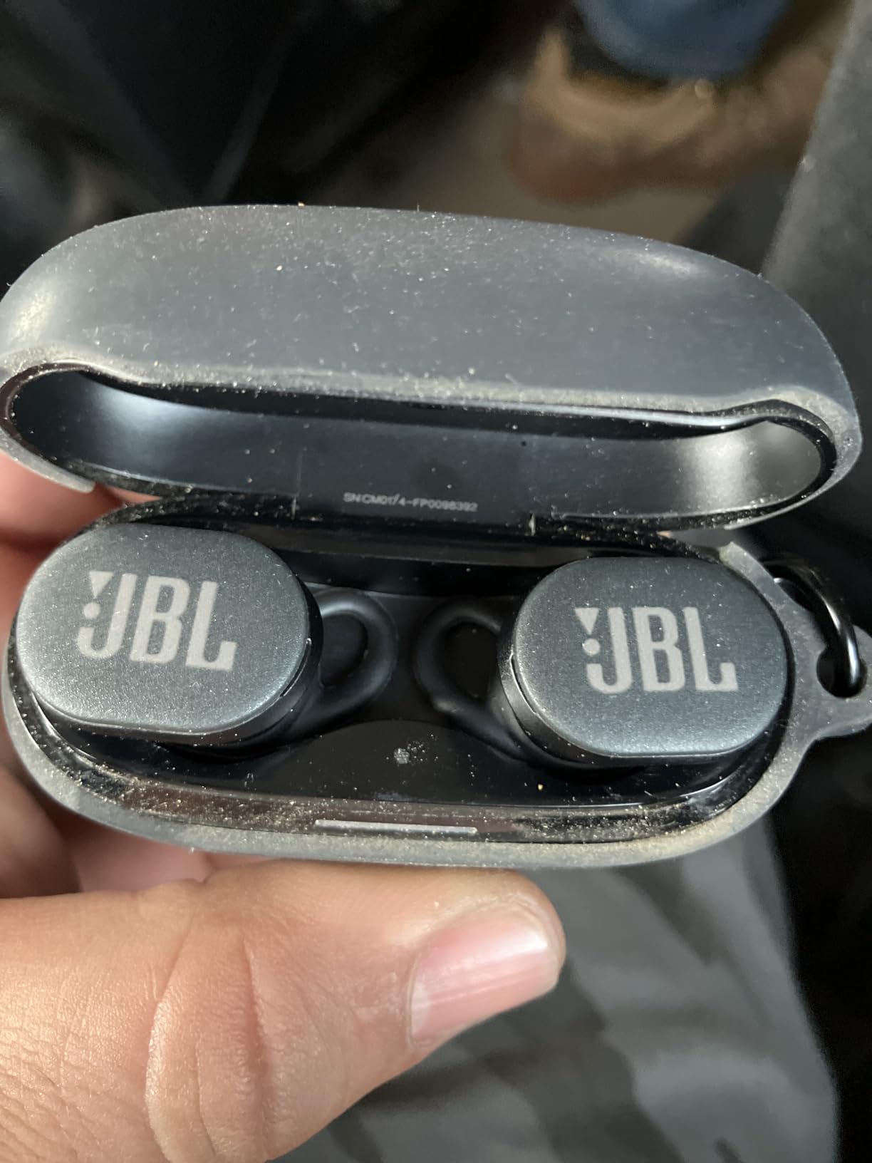 JBL Endurance Race 2 - Waterproof (IP68) Sports True Wireless Earbuds with 4 mics for Crisp, Clear Calls, JBL Pure Bass Sound, 48Hrs of Playback, Plus Speed Charging & Active Noise Cancelling (Black) - Customer Photo 1