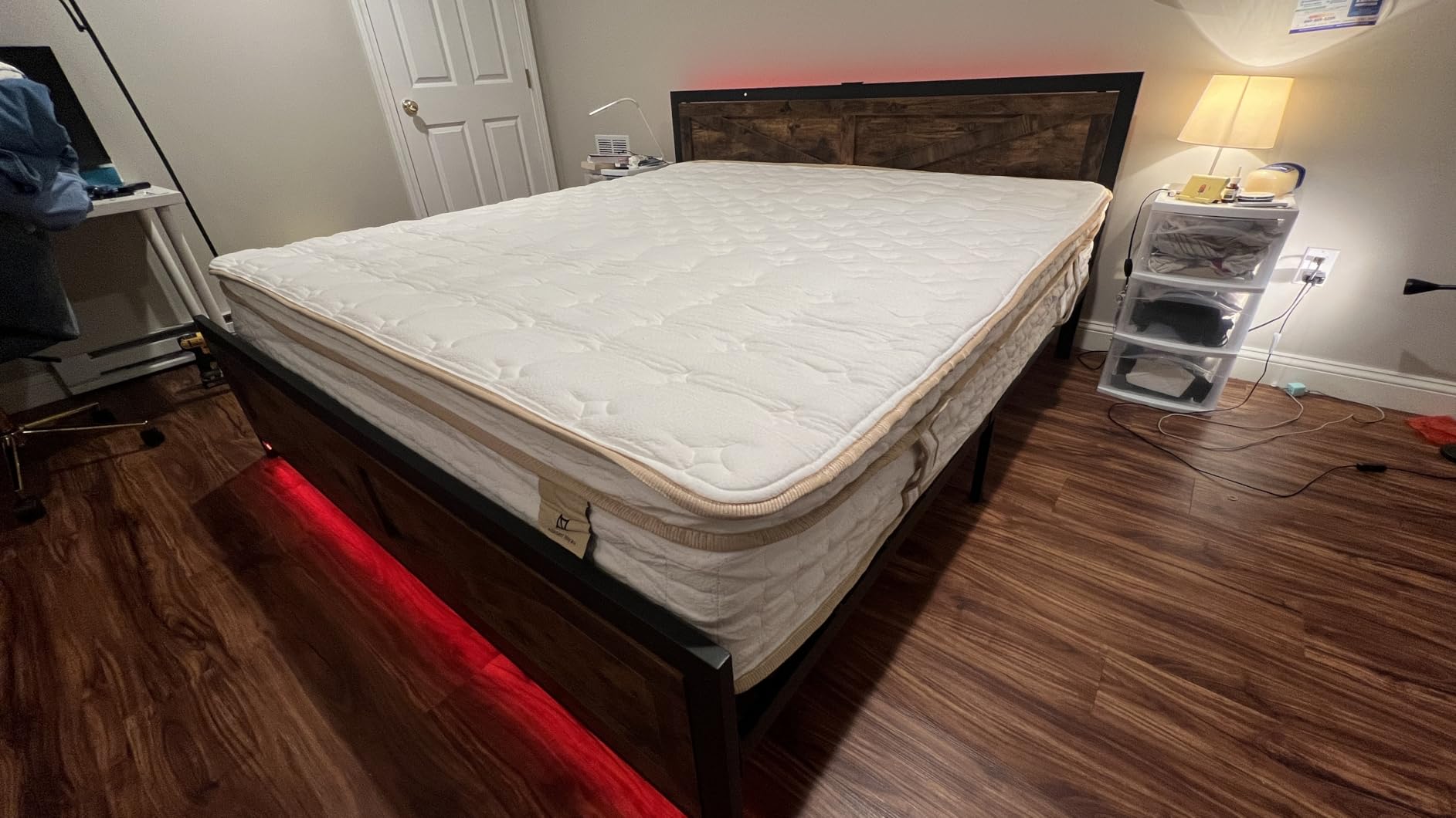 King Size Mattress, 12 Inch Hybrid King Mattress in a Box, Medium Firm Mattresses with Memory Foam & Pocket Springs, Pressure Relief, Cool Fresh Sleep, Enhanced Edge support， 80