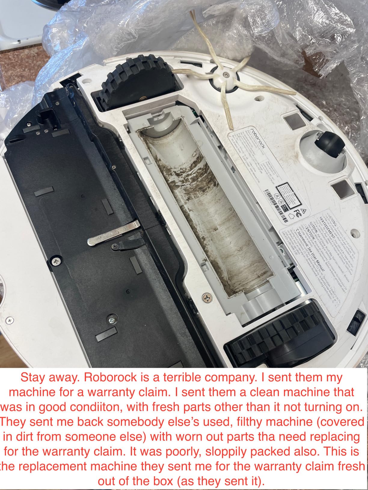 roborock Q10 S5+ Robot Vacuum and Mop, 10,000Pa Suction, Upgraded from Q8 max+, 70 Days Self-Emptying, Obstacle Avoidance, Sonic Mopping, Dual Anti-Tangle Design, Auto Mop Lifting, Ideal for Pet Hair - Customer Photo 3