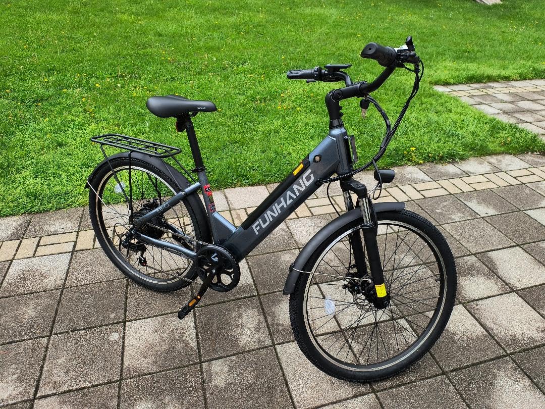 Electric Bike for Adults, 1000W Peak Ebike, 50Miles 21.7MPH Step Thru Electric Bicycle, 26