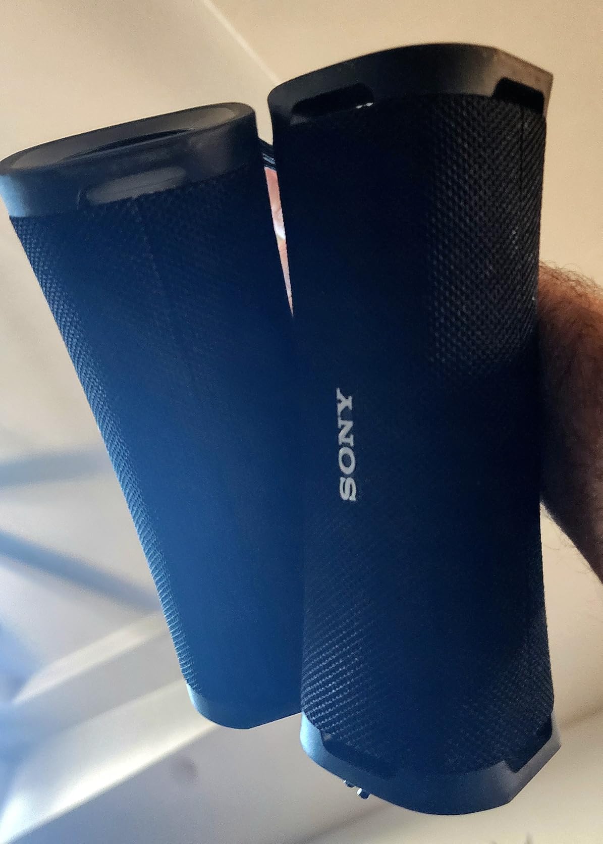 Sony ULT Field 5 Wireless Portable Bluetooth Speaker, IP67 Waterproof, Dustproof, and Rustproof with Enhanced Bass, 25 Hour Battery, 360° Party Light, and Shoulder Strap (SRSULT50B), Black - Customer Photo 1