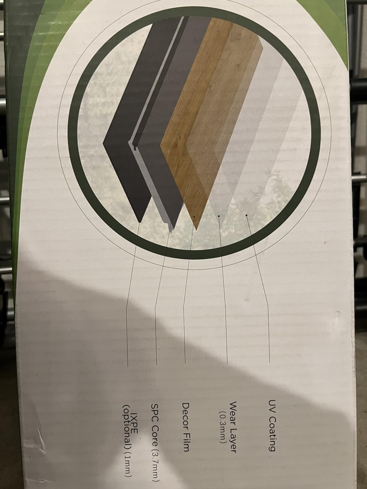 SPC Click Lock Luxury Vinyl Flooring Plank | 21.4 Sq.Ft | Thick 5 mm | Wood Floating LVP Floor Tile| 100% Waterproof |Rigid Core|Use for Indoor/Commercial/Office | (Hickory-2) - Customer Photo 2