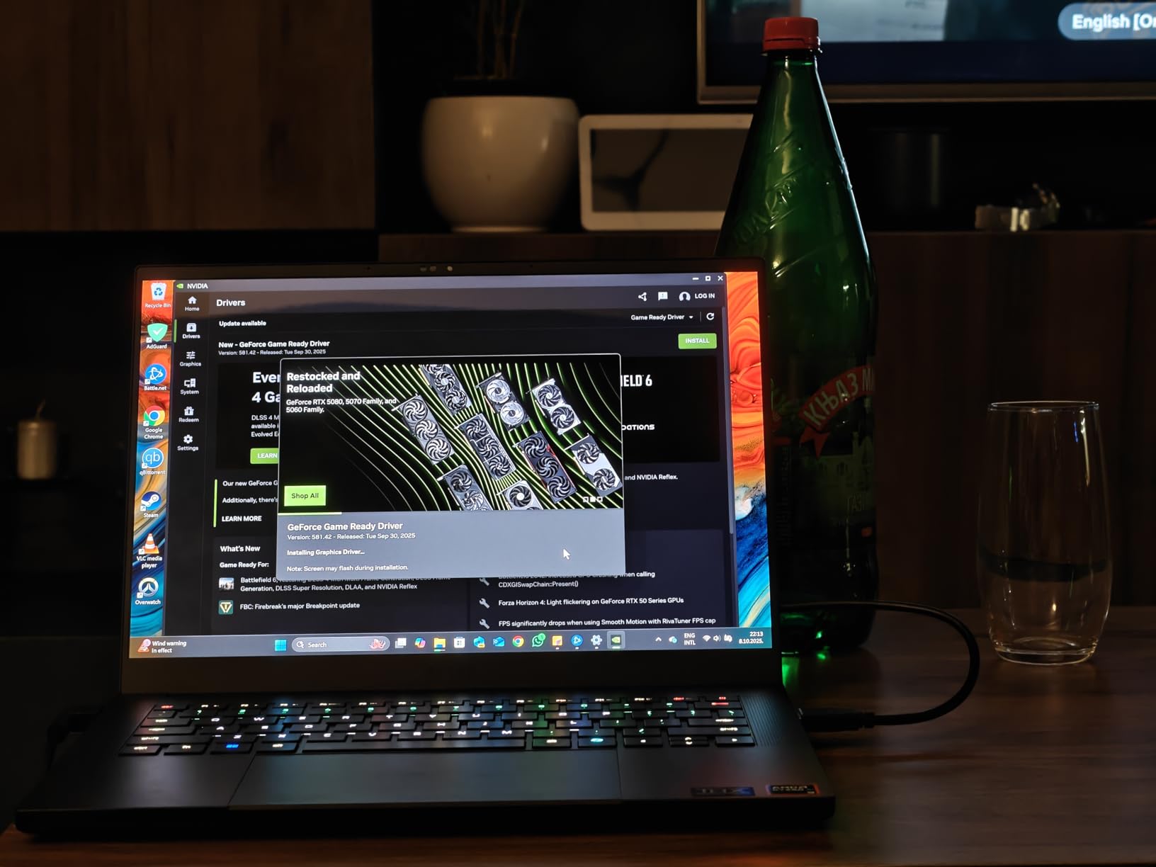 Razer Blade 14 (2025) Gaming Laptop: NVIDIA GeForce RTX 5070 - AMD Ryzen AI 9 365 CPU - 3K 120Hz OLED Display - 32GB LPDDR5X RAM - 1TB SSD - Thin & Lightweight - Chroma RGB - Windows - Black - Customer Photo 2
