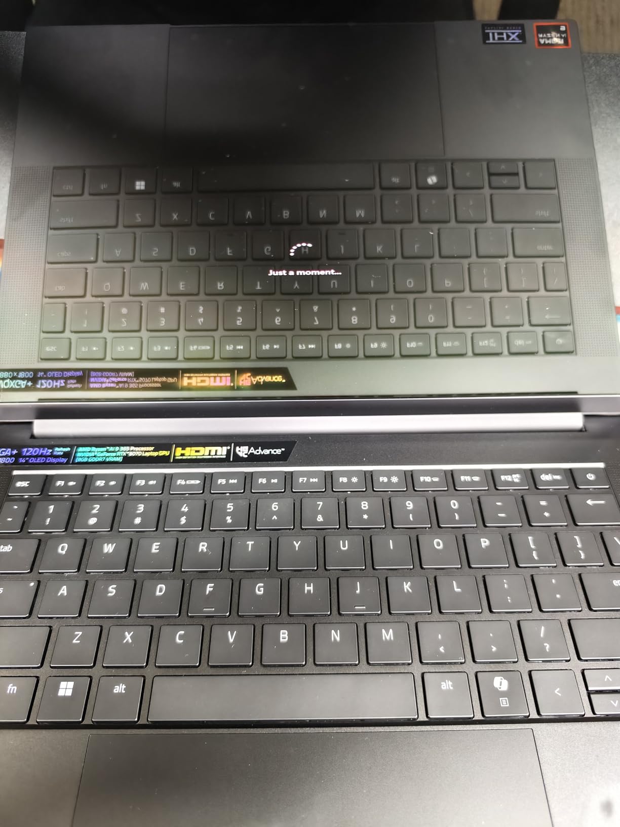 Razer Blade 14 (2025) Gaming Laptop: NVIDIA GeForce RTX 5070 - AMD Ryzen AI 9 365 CPU - 3K 120Hz OLED Display - 32GB LPDDR5X RAM - 1TB SSD - Thin & Lightweight - Chroma RGB - Windows - Black Customer Review Razer Blade 14 (2025) Gaming Laptop: NVIDIA GeForce RTX 5070 - AMD Ryzen AI 9 365 CPU - 3K 120Hz OLED Display - 32GB LPDDR5X RAM - 1TB SSD - Thin & Lightweight - Chroma RGB - Windows - Black - Customer Photo 3