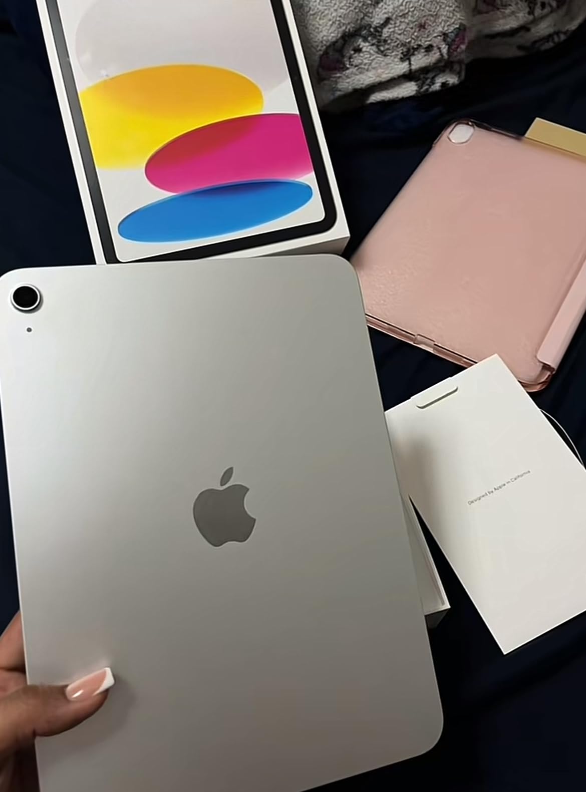 Apple iPad 11-inch: A16 chip, 11-inch Model, Liquid Retina Display, 128GB, Wi-Fi 6, 12MP Front/12MP Back Camera, Touch ID, All-Day Battery Life — Blue - Customer Photo 1