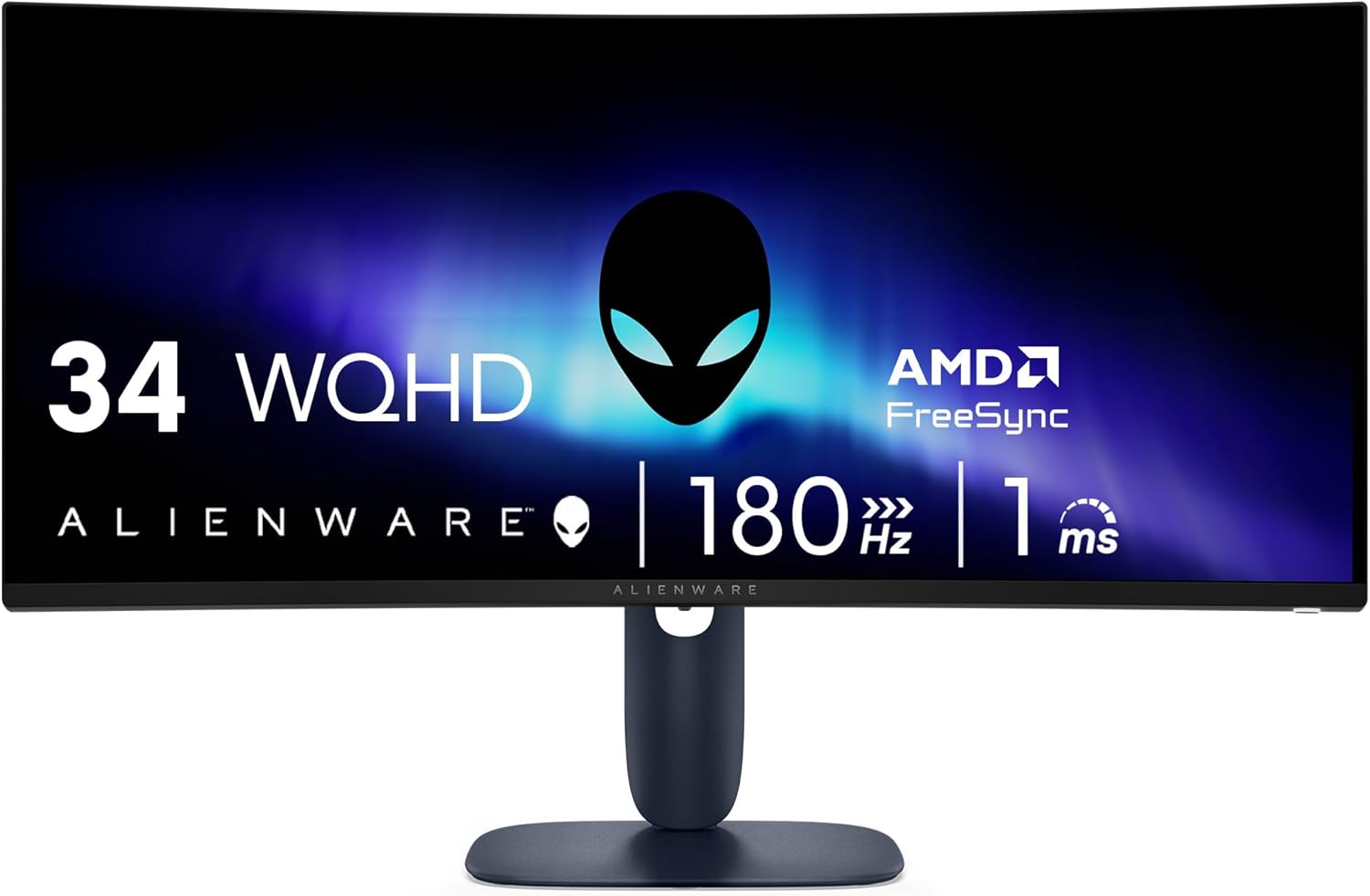 Alienware 34 Curved Gaming Monitor – AW3425DWM - 34-inch WQHD 180Hz 1ms Display, 1500R, AMD FreeSync Premium, VESA AdaptiveSync - Customer Photo 1