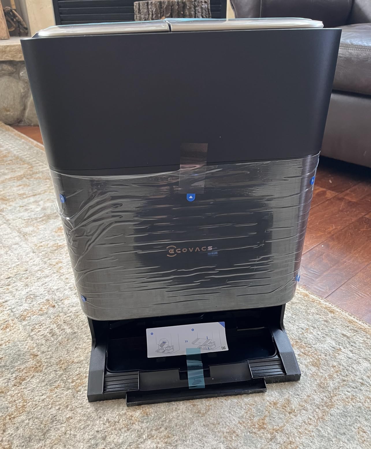 ECOVACS DEEBOT X9 PRO Omni Robot Vacuum and Mop, 16,600Pa Blast Suction, OZMO Roller Instant Self-Washing Mop, ZeroTangle 3.0, Triple Lift System, AI Navigation, Hands-Free Omni Station - Customer Photo 1