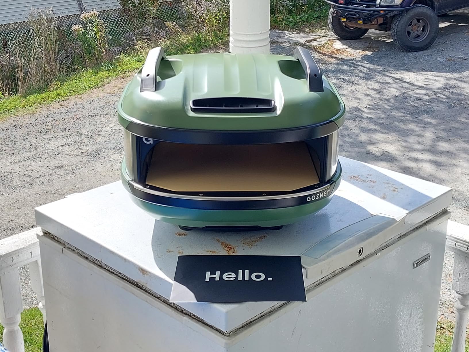 Gozney Tread Portable Pizza Oven, Olive, Makes 12