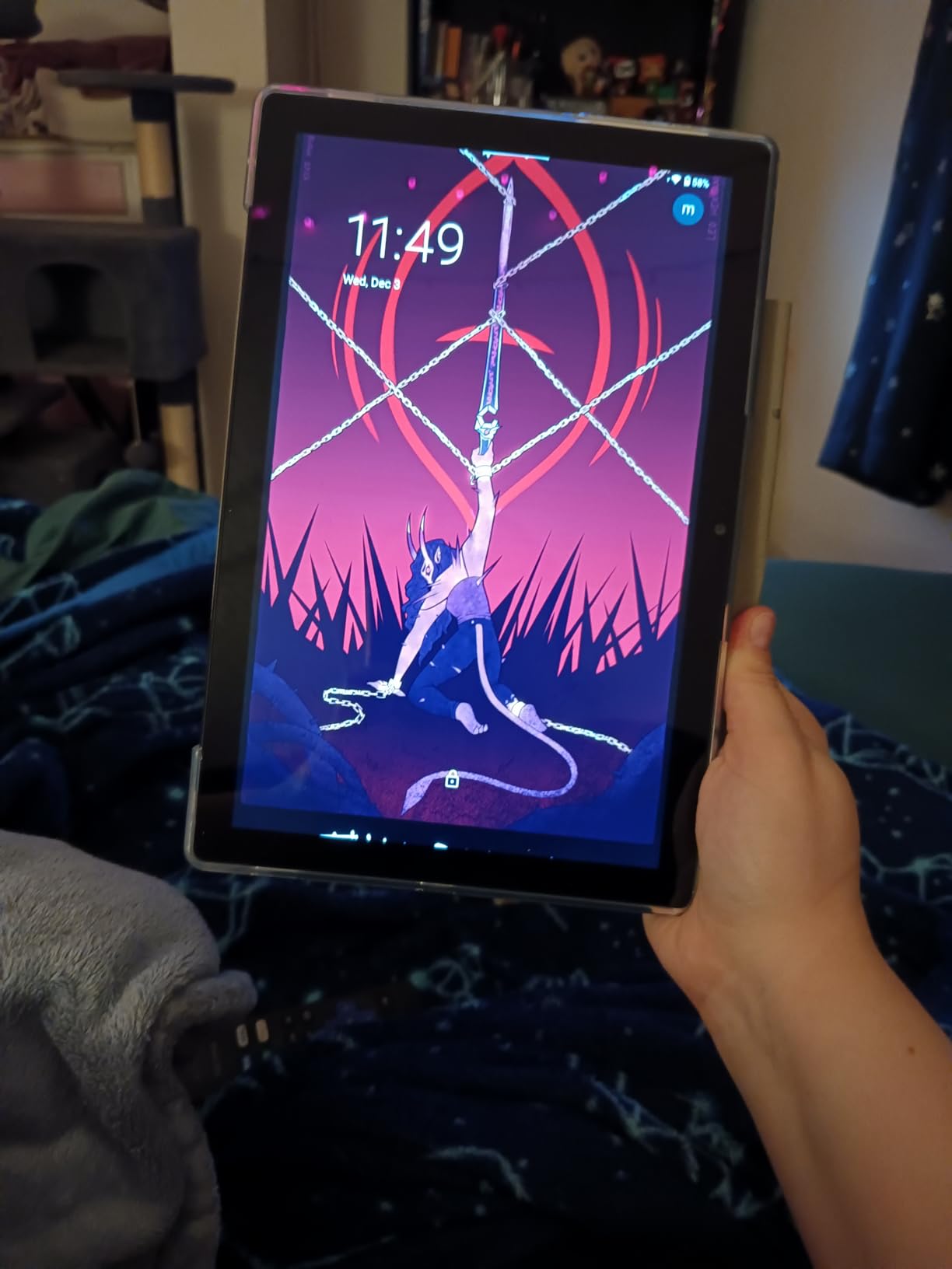 HUION KAMVAS Slate 11 Standalone Drawing Tablet No Computer Needed with Anti-Glare Screen, 10.95 Inch Digital Art Tablet with Tilt-Alignment Stylus, 90Hz Android 14 Pad with 8GB + 128GB - Customer Photo 1