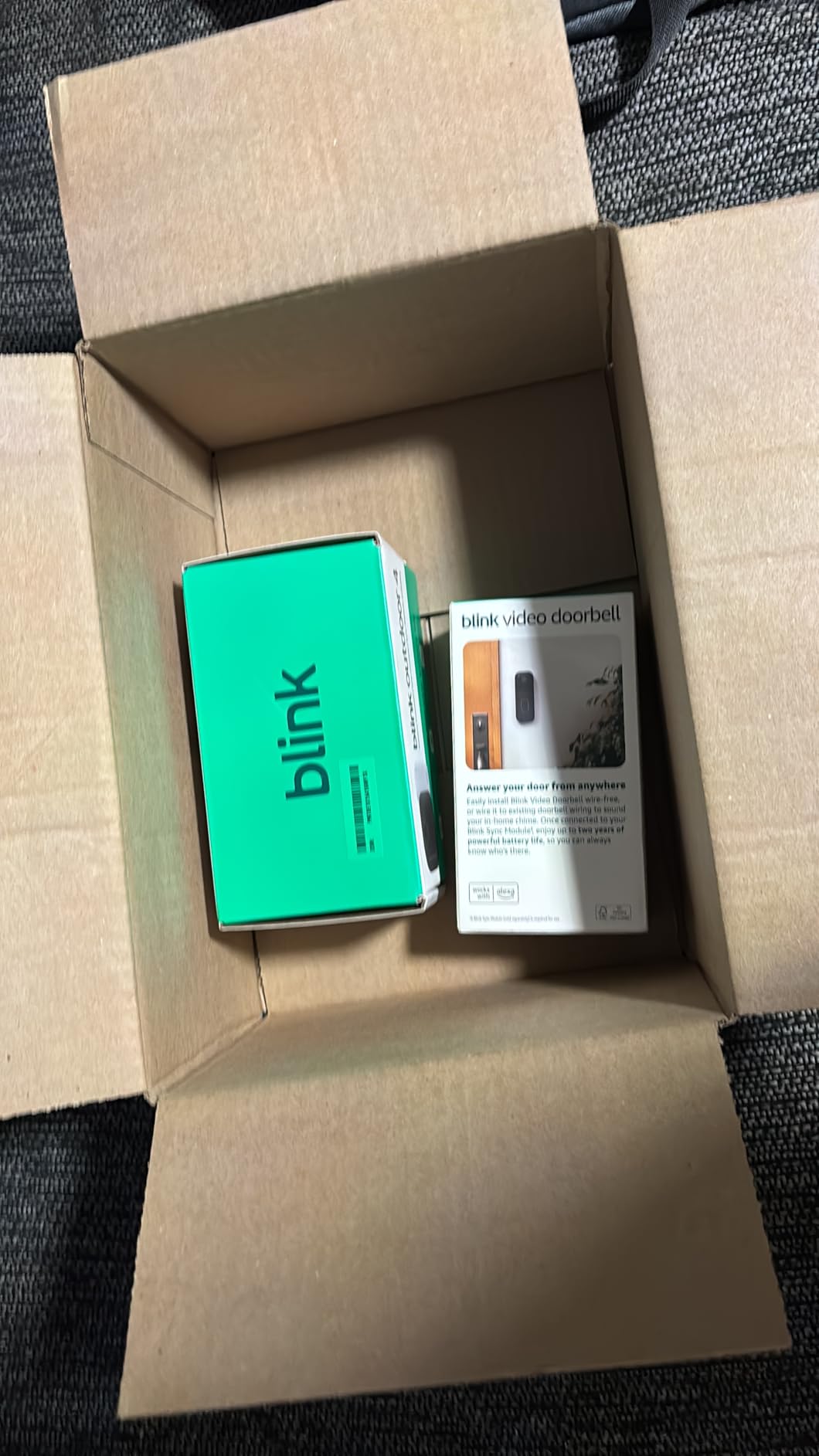 All-new Blink Video Doorbell + Outdoor 4 – Wireless smart security cameras, head-to-toe HD view, two-year battery life. Sync Module Core included – 1 camera system + Video Doorbell - Customer Photo 2