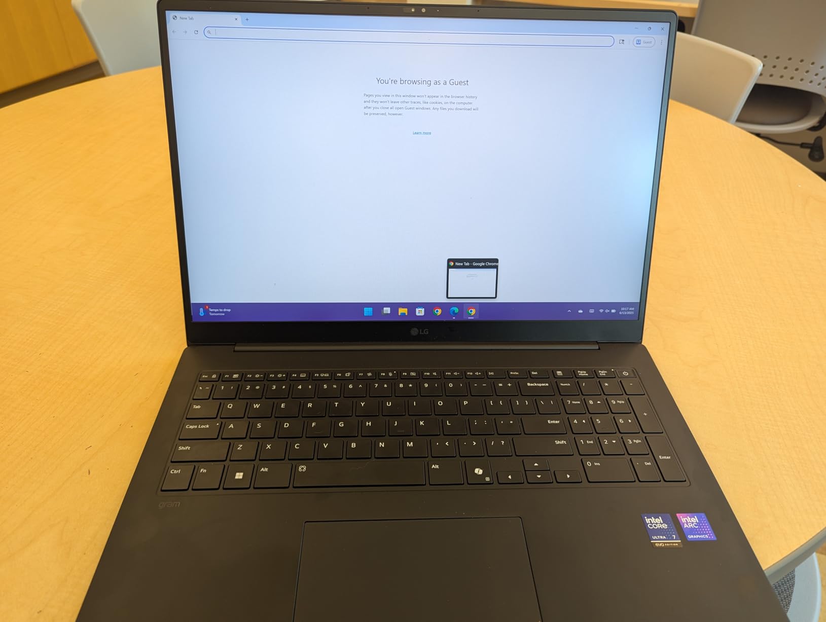 LG gram Pro 17-inch Lightweight Laptop Computer, Intel Evo Edition Powered by Intel Core Ultra7 255H Processor, Windows 11 Home, 32GB RAM, 2TB SSD - Obsidian Black - Customer Photo 1