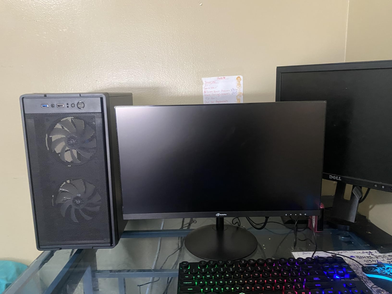 ArcticPro 24inch Computer Monitor, FHD 1080p, 144Hz Office and Gaming Monitor, IPS, Adaptive Sync, 110% sRGB, 1ms, 3-Sided Frameless, Ultra Slim, VESA Mountable, Anti-Blue Light Design, HDMI, DP - Customer Photo 2