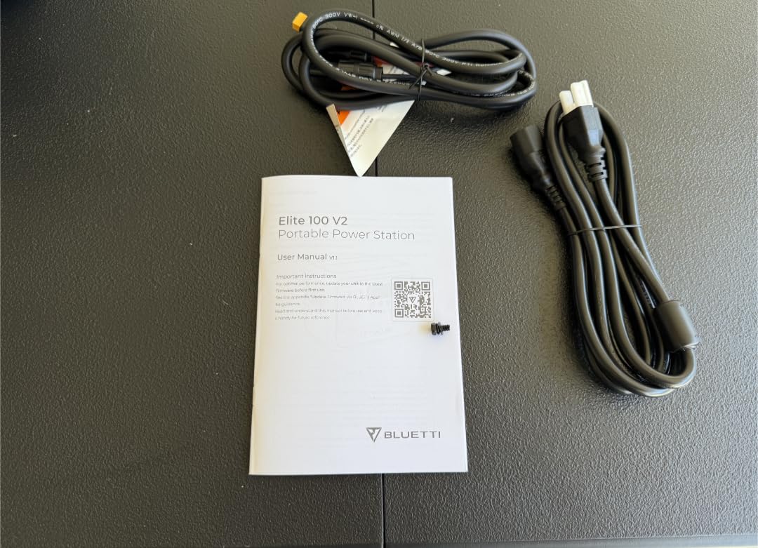 BLUETTI Elite 100 V2 Portable Power Station, 1024Wh LFP Battery Backup w/ 4 1800W AC Ports (3600W Surge), 35% Smaller, Fast Charge and UPS Solar Generator for Camping, Road Trip, Outages, Home Backup customer photo 2