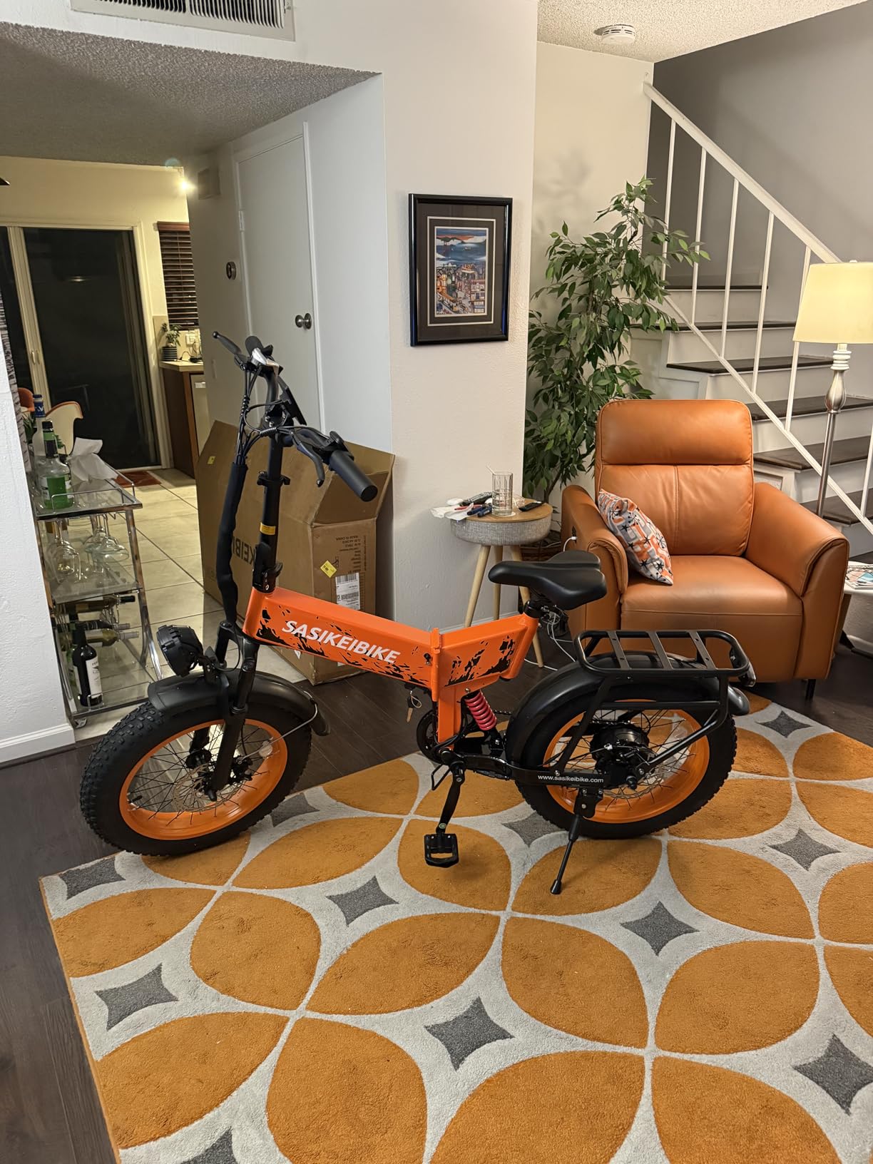 1500W Folding Electric Bike for Adults, 52V 20AH Large Removable Battery E Bike, 30+MPH, 80 Miles Max Range, 20