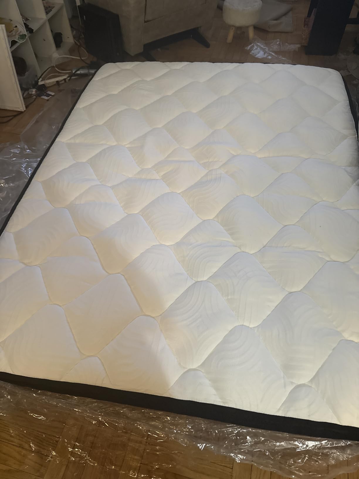 Queen Size Mattress, 10 Inch Hybrid Memory Foam Queen Mattress in a Box, Pressure Relief, Medium, CertiPUR-US - Customer Photo 1