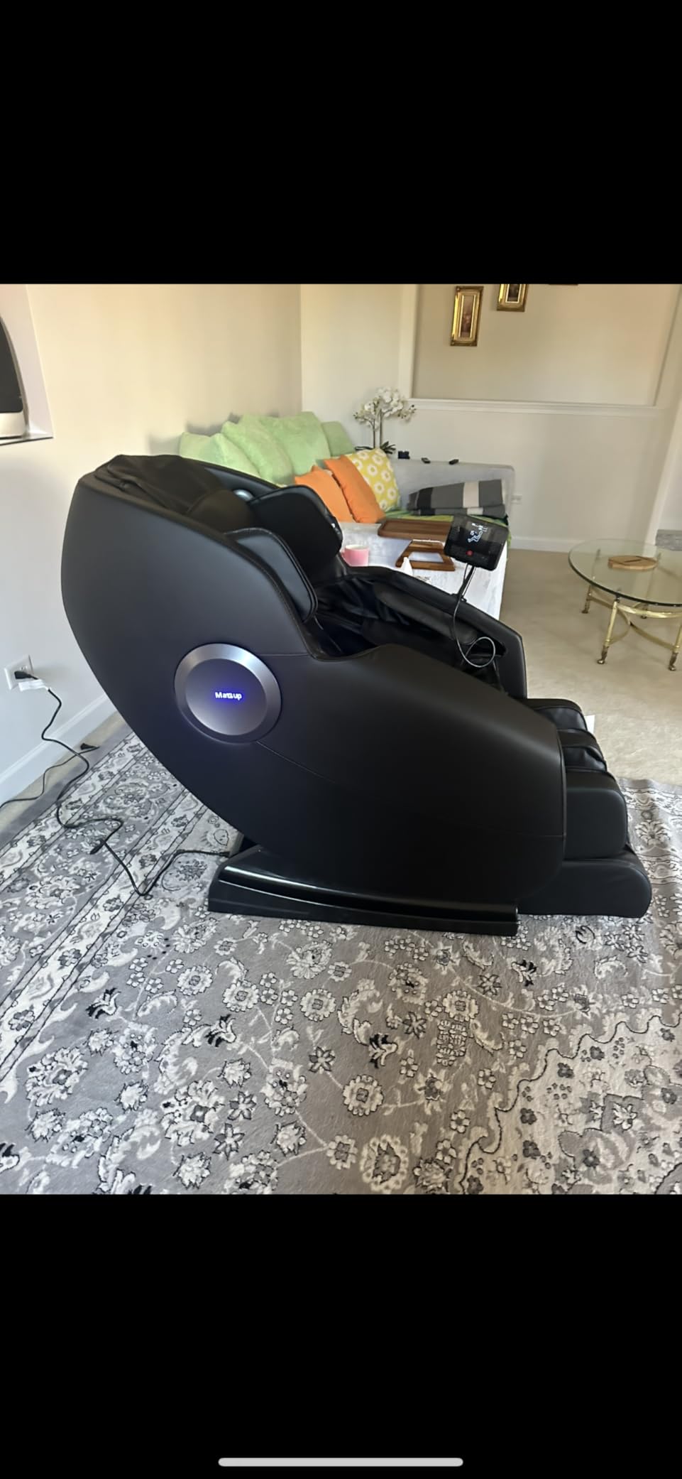 Massage Chair, Zero Gravity Full Body Massage Chair, Shiatsu Recliner with 14 Massage Points, Lumbar & Calf Heating, 20 Auto Modes, Spacious Massage Area, Bluetooth Speaker, Touch Screen Controller - Customer Photo 1