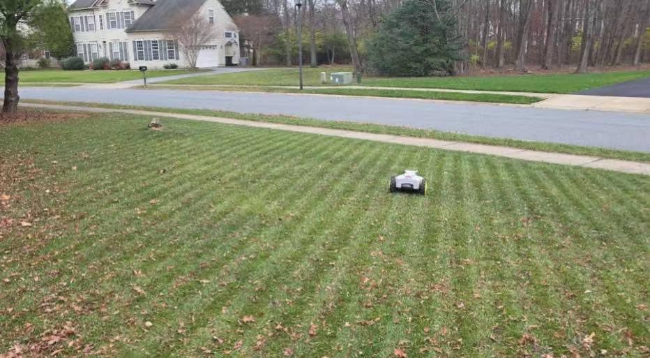 Robot Lawn Mower — 1.5 Acre Ultra Quiet Self Charging Robot Mower, Up to 4 inches Cutting Height, Robotic Lawn Mowers with RTK+4 Eye Vision, Mapping and Anti Theft tech, APP Control - Customer Photo 2