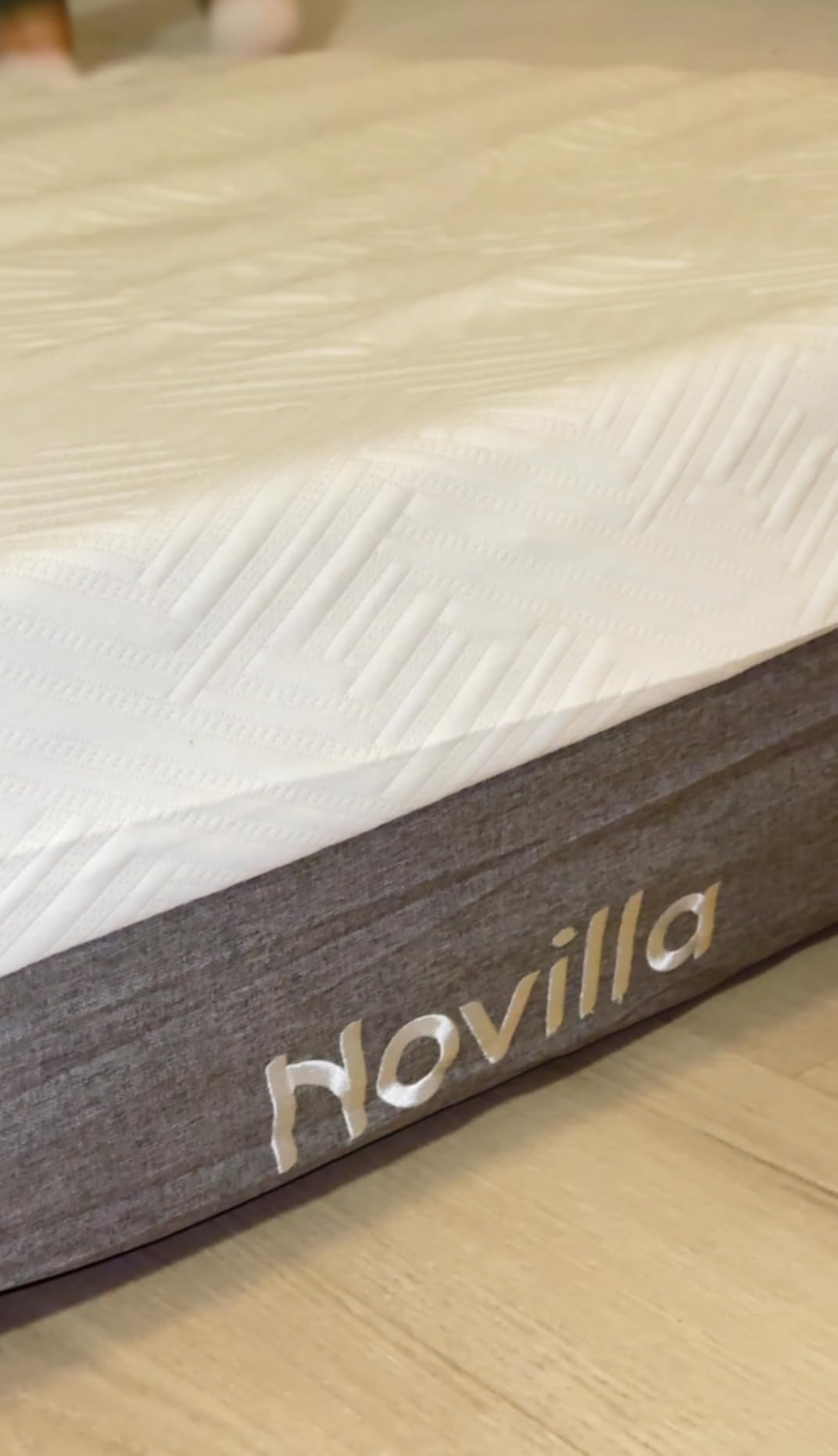 Novilla 8 Inch Twin XL Mattress, Gel Twin XL Memory Foam Mattress in a Box for Pressure Relief & Body Support & Cooling Sensation, CertiPUR-US Certified Safe Foams - Customer Photo 1