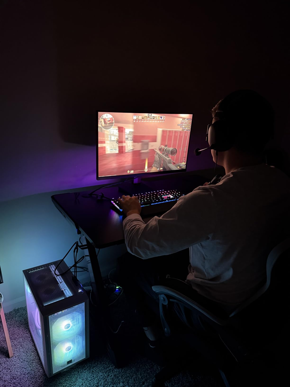 Thermaltake LCGS Quartz i1460 Gaming Desktop (Intel Core™ i5-14400F, ToughRam DDR4 3600Mhz 16GB RGB Memory, NVIDIA GeForce® RTX 5060, 1TB NVMe M.2, WiFi, Windows 11) S2QT-B760-560-LCS - Customer Photo 1