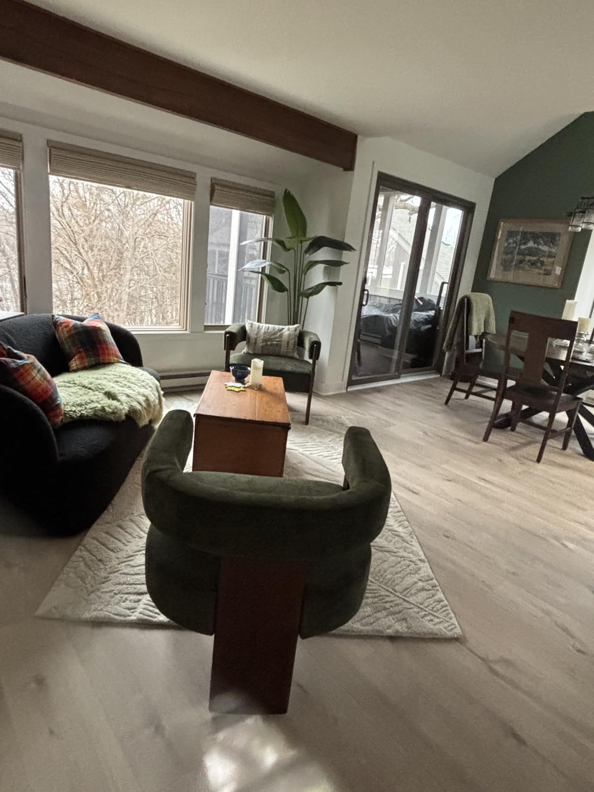 Christopher Knight Home Nettie Modern Accent Chair for Living Room, Velvet Fabric Single Lounge Sofa Chair with Wooden Frame, Comfy Reading Chair for Bedroom, Lounge Armchair with Cushion, Dark Brown - Customer Photo 1