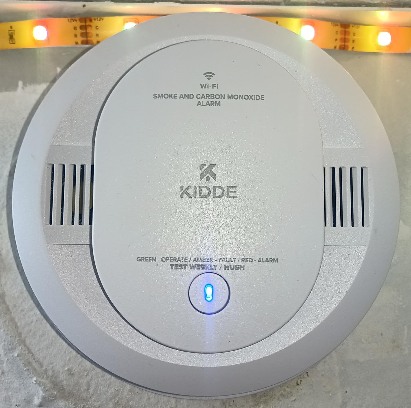 Kidde Hardwired Kidde App Enabled Smart Smoke and Carbon Monoxide Detector, AA Battery Backup, Voice Alerts, Interconnected Alarm customer photo 1