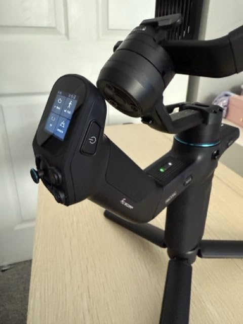 FeiyuTech SCORP Mini-3-Pro Gimbal Stabilizer for Camera Mirrorless/Compact/Action Cameras,Smartphone,18m AI Tracking,Detachable Remote Handle,4.4lbs Payload,3-axis Gimbal for Canon Sony Nikon - Customer Photo 1