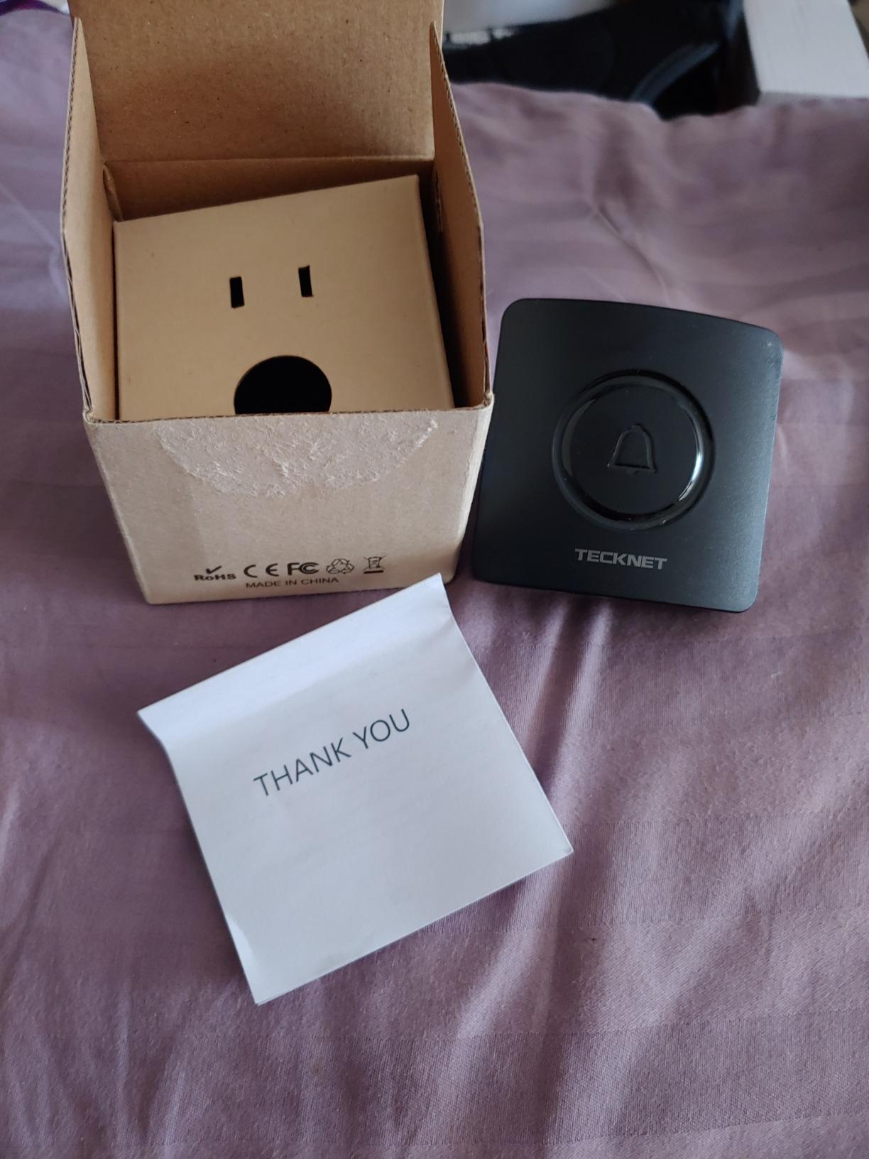 TECKNET Solar Wireless Driveway Alarm with 2600FT Long Range and 36 Melodies with 5 Volume Settings - Customer Photo 2