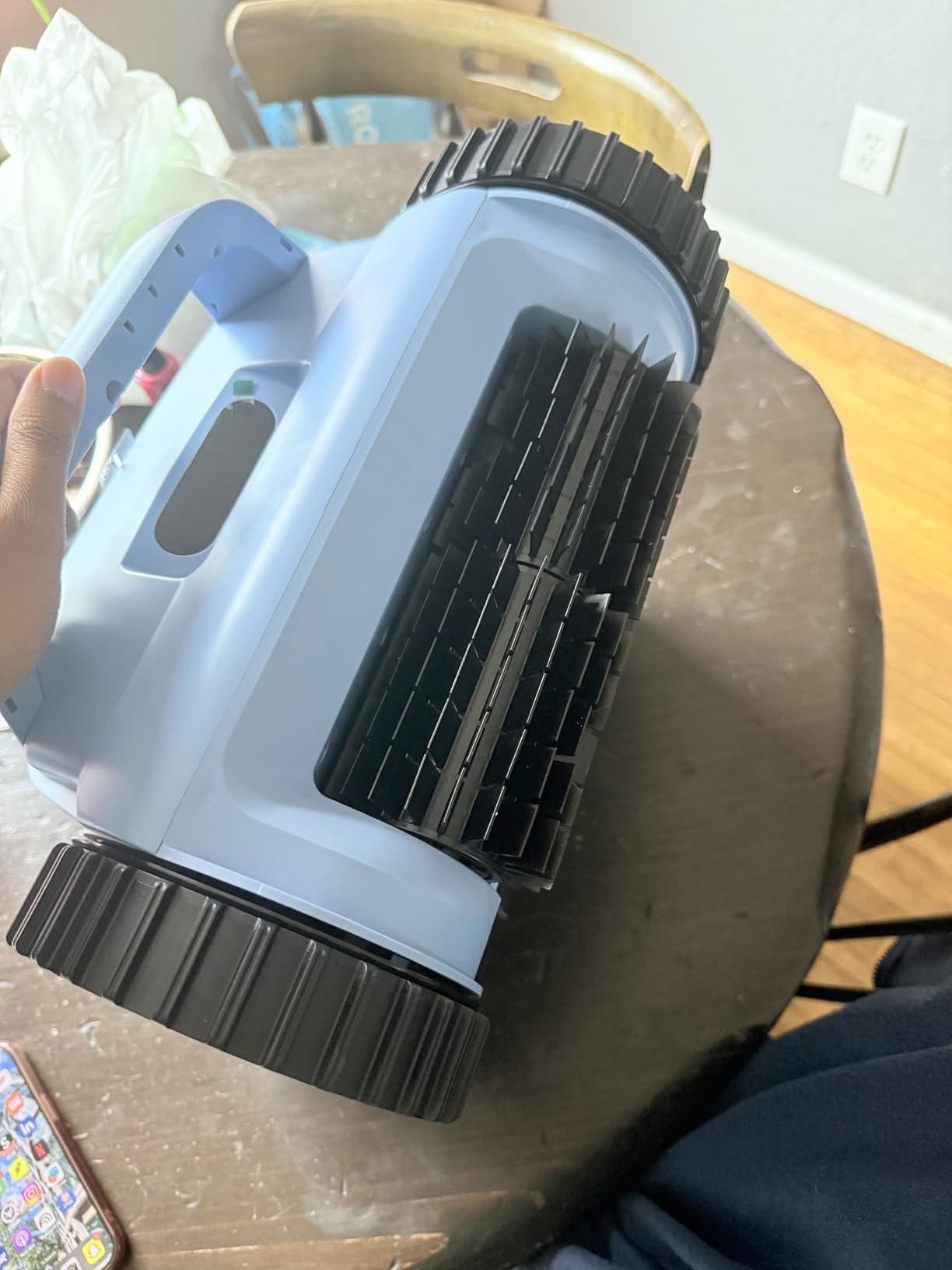 (2026 Upgrade) Pool Vacuum for Inground Pools, Robotic Pool Cleaner, Wall Climbing Pool Cleaner, Cleans Pool Floors, Drain & Walls & Waterline, Cleaning Up to 2100 Sq.ft, 180 Min Customer Review (2026 Upgrade) Pool Vacuum for Inground Pools, Robotic Pool Cleaner, Wall Climbing Pool Cleaner, Cleans Pool Floors, Drain & Walls & Waterline, Cleaning Up to 2100 Sq.ft, 180 Min - Customer Photo 2