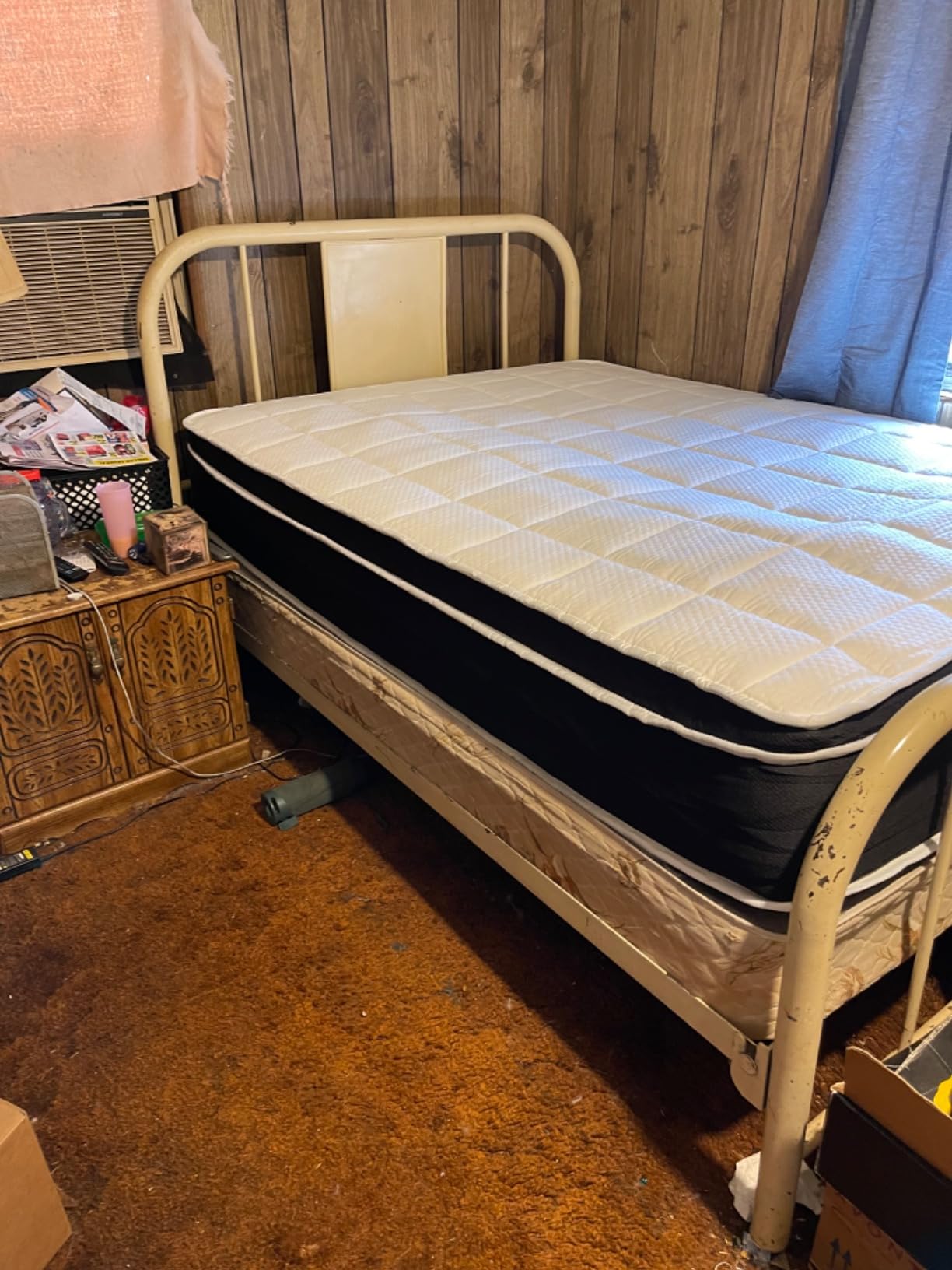 Firm California King Mattress in a Box, 12 Inch Cal King Hybrid Mattress with Gel Memory Foam and Pocket Spring, Motion Isolation & Pressure Relief, California King Bed Upgraded Support - Customer Photo 1