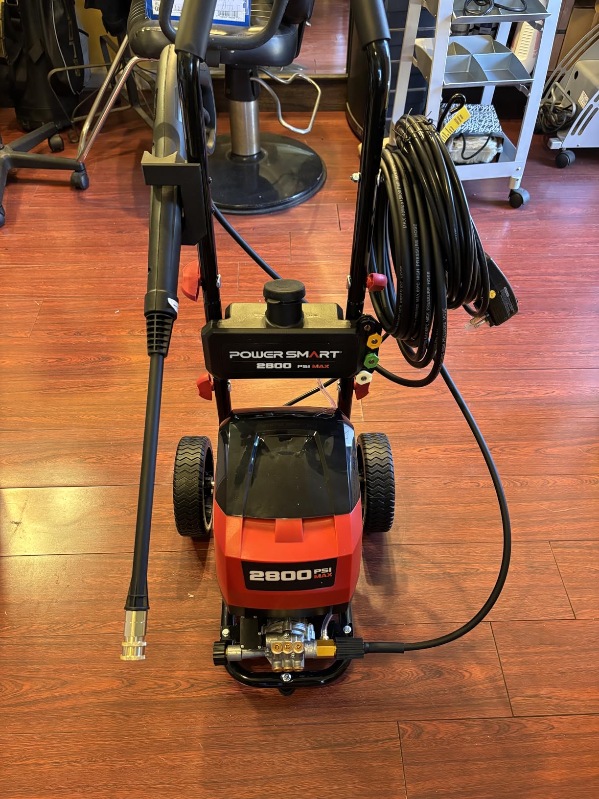PowerSmart Gas Pressure Washer 3400 PSI, 2.5 GPM Gas Powered Pressure Washer, 212CC Engine, 10