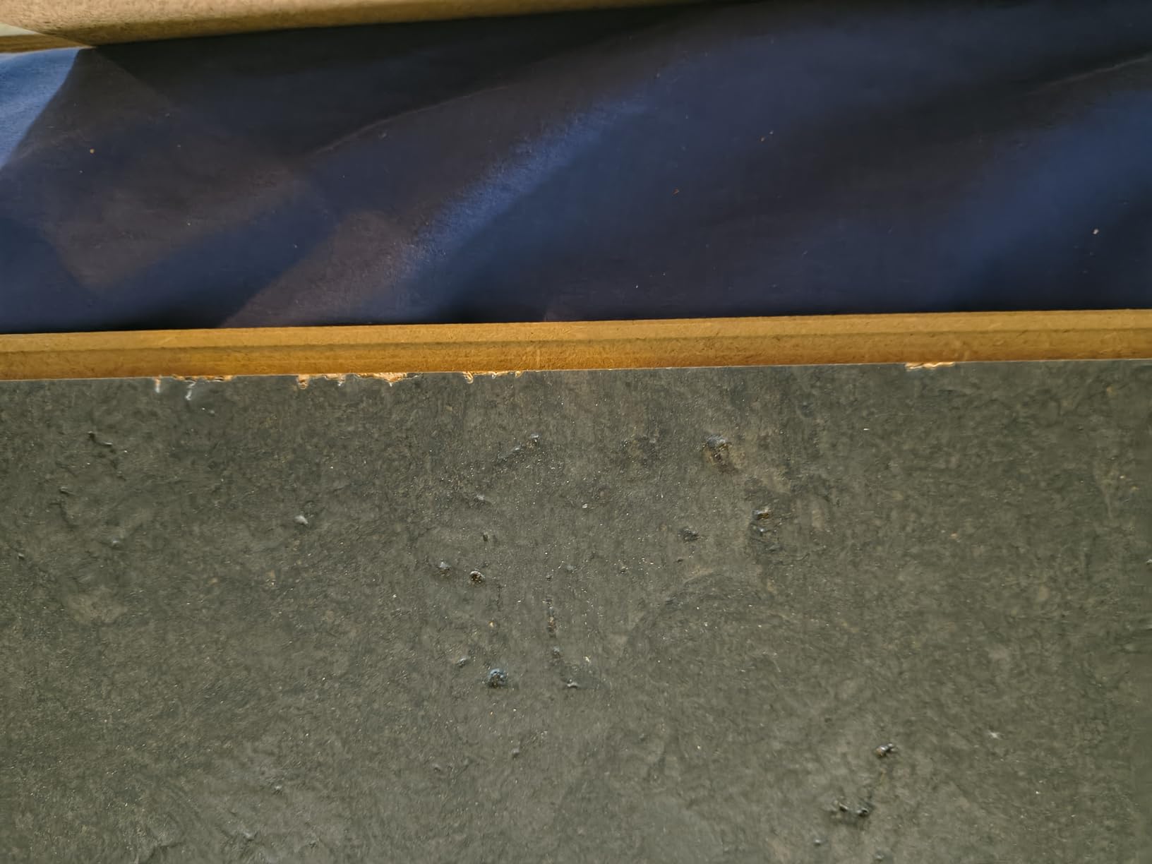 Patterned Dark Brown Cork Flooring Azulejo Forest | 905x295x10.5mm/ 35 5/8x11 5/8x3/8 Floating Floor Tiles | Vintage Aesthetic with Thermal Acoustic Insulation | PVC-Free & Durable | 22.992ft²/ Box - Customer Photo 3