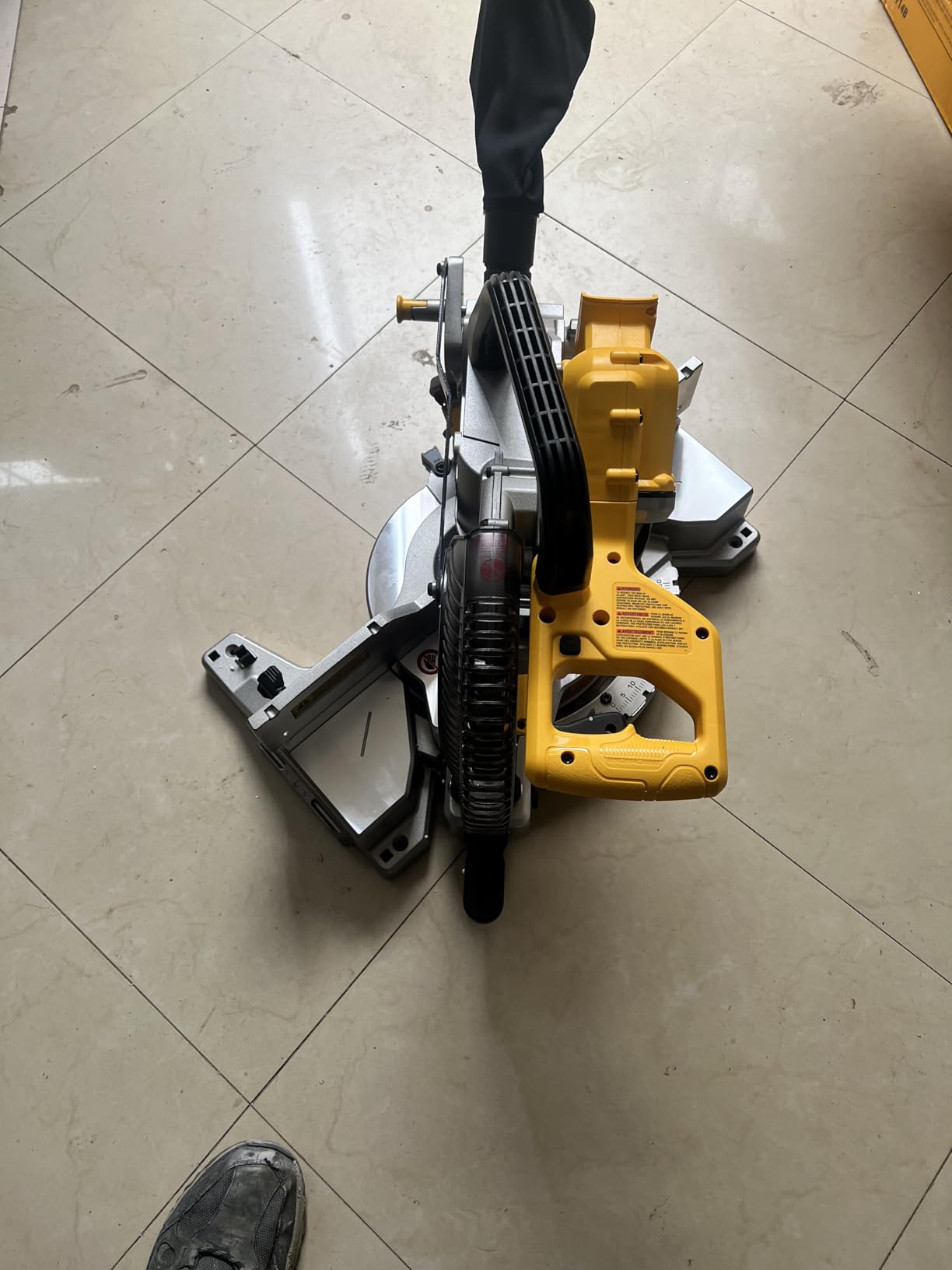 DEWALT 20V MAX XR 10 in. Double Bevel Fixed Miter Saw (Tool Only) (DCS714B) - Customer Photo 1