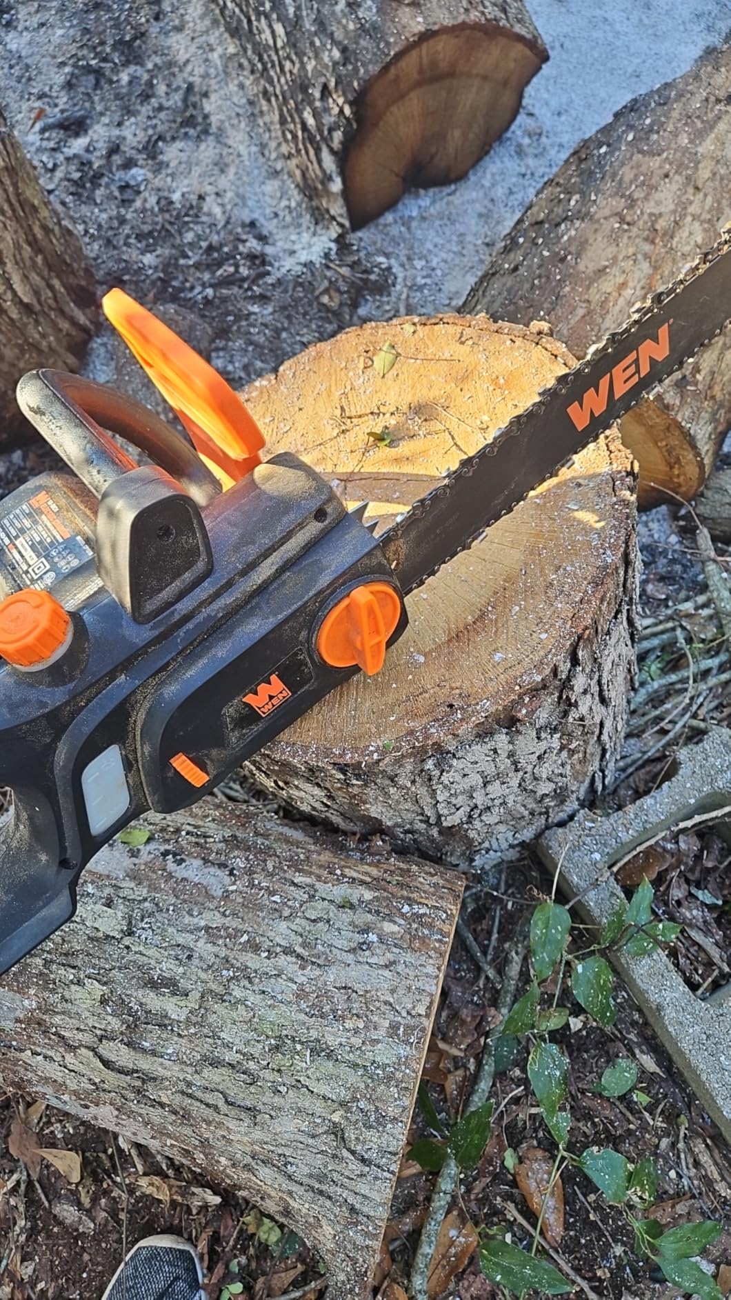 WEN Electric Chainsaw, Corded, 15-Amp, 18-Inch (CP1518) - Customer Photo 1