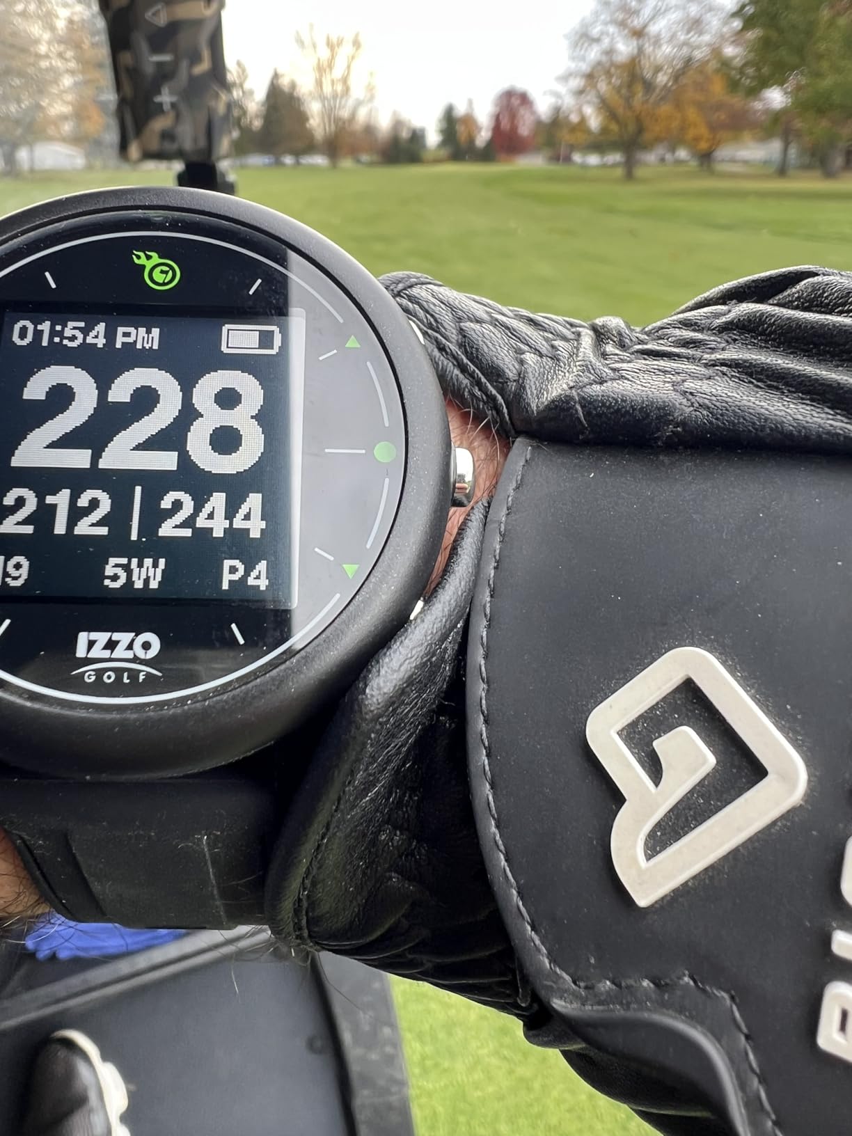 Izzo Golf Swami Golf GPS Watch with Personalized Club Suggestions - Customer Photo 1
