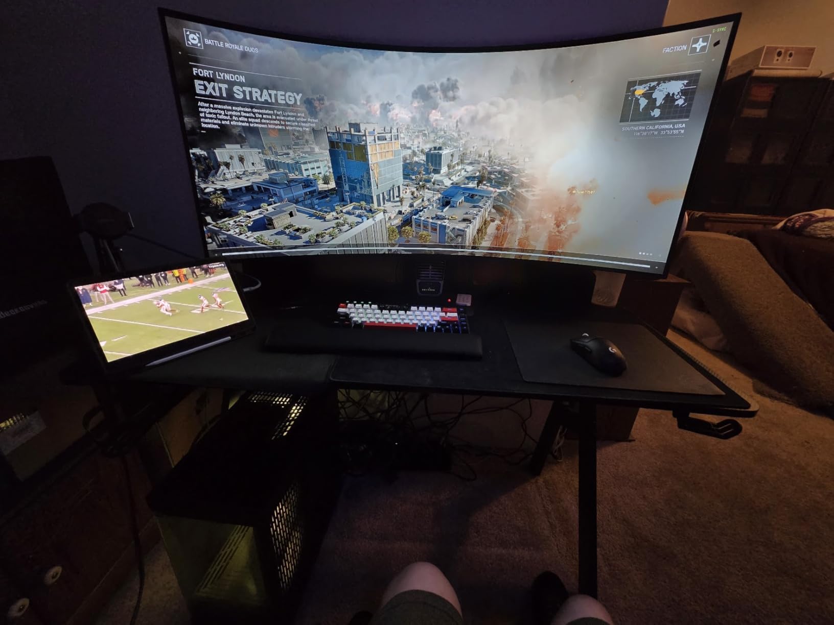 LG 34GX900A-B 34-Inch Ultragear WQHD (3440 x 1440) OLED Curved Gaming Monitor, 240Hz, 0.03ms, NVIDIA G-Sync, VESA DisplayHDR True Black 400, HDMI 2.1, DisplayPort, USB Type-C PD 65W, Black - Customer Photo 1