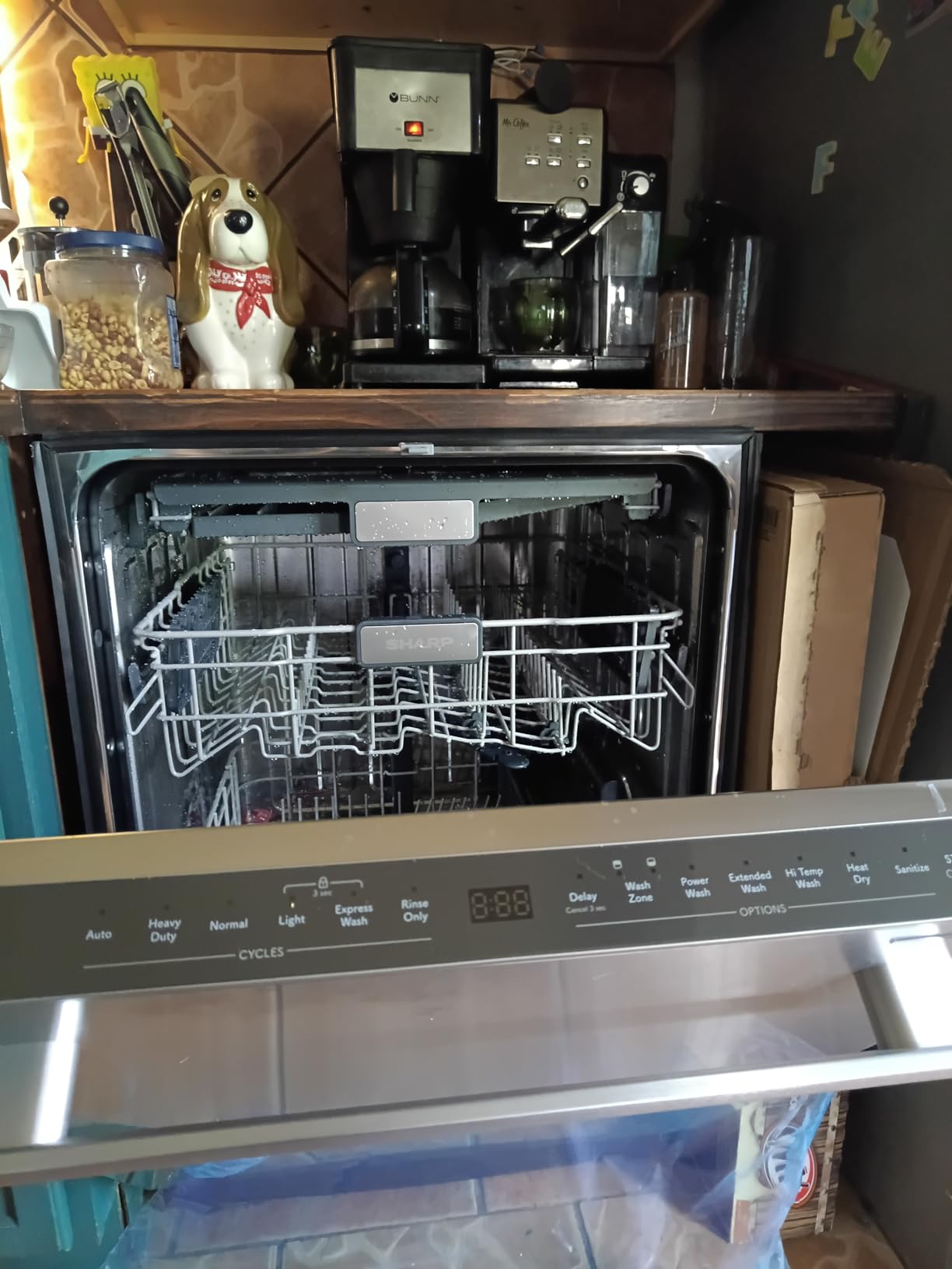 Sharp SDW6736MS 24-inch Stainless Steel Dishwasher, Third Rack, Library Quiet 47 dB, Power Wash Sprayer Customer Review Sharp SDW6736MS 24-inch Stainless Steel Dishwasher, Third Rack, Library Quiet 47 dB, Power Wash Sprayer - Customer Photo 1