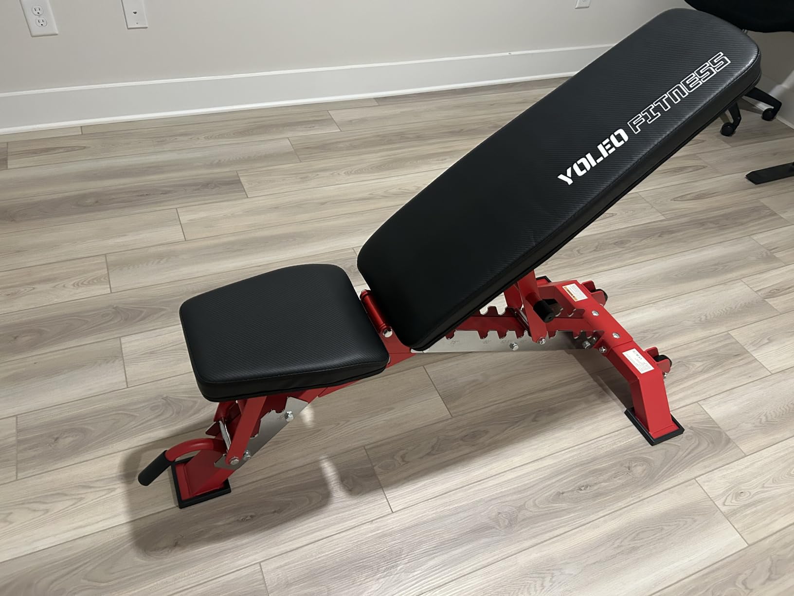 YOLEO Commercial Adjustable Weight Bench - MAX 2300LBS Heavy Duty Workout Bench for Home Gym, Decline/Flat/Incline Bench Press 2.4