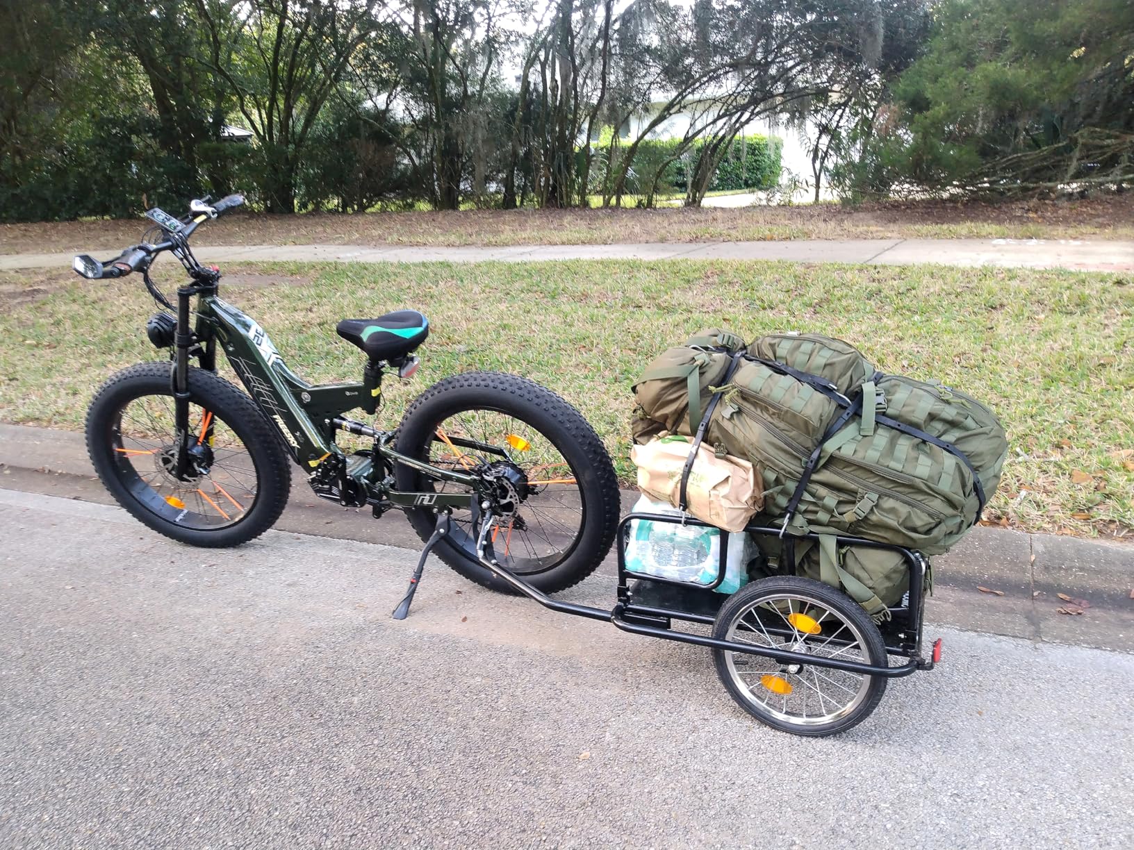 FREESKY 4000W Dual Motor Electric Bike for Adults, 48V 30AH Samsung Cells Battery 120Miles Range, 40MPH AWD Fast E-Bike, 26