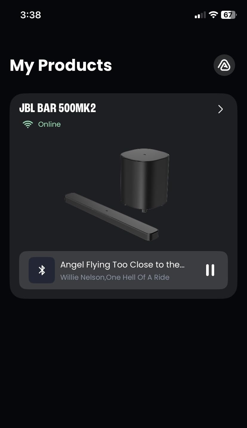 JBL Bar 500MK2-5.1 Channel soundbar System with Dolby Atmos®, MultiBeam™ 3.0 & PureVoice 2.0, 750W with 10