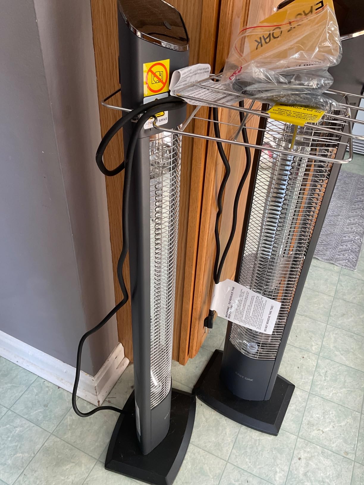 EAST OAK Electric Patio Heater | 1500W Wall Mounted Infrared Heater for Outdoor, Garage, Backyard, Restaurant | 24H Timer, IP65 Waterproof | 3 Heat Levels & Overheating Protection | Black Customer Review EAST OAK Electric Patio Heater | 1500W Wall Mounted Infrared Heater for Outdoor, Garage, Backyard, Restaurant | 24H Timer, IP65 Waterproof | 3 Heat Levels & Overheating Protection | Black - Customer Photo 4