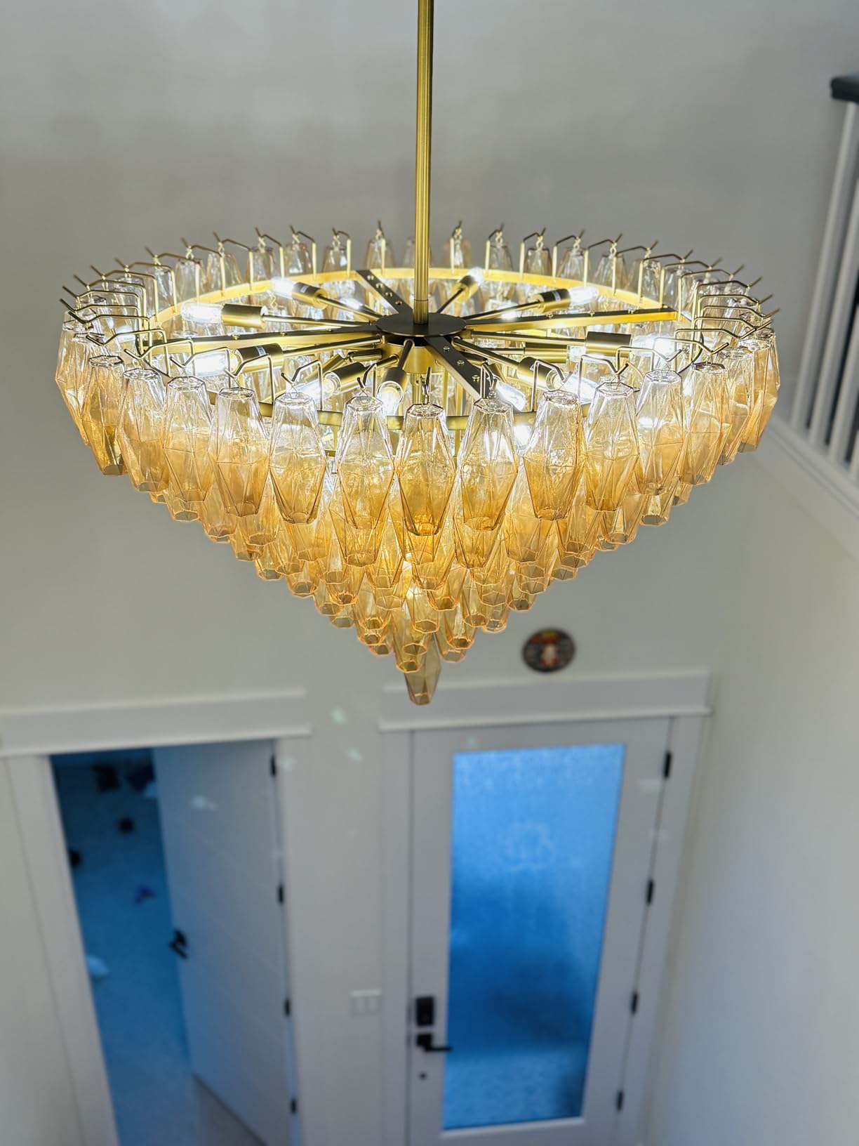 Gold Crystal Chandelier, 36