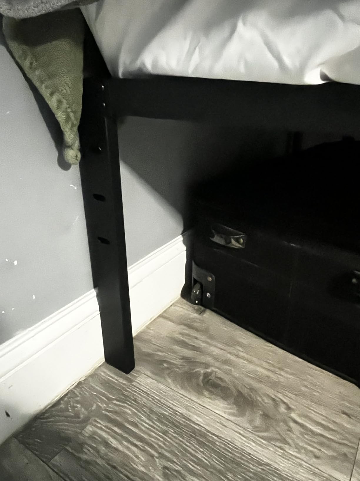 Sweetcrispy Queen Bed Frame - Heavy Duty Metal Platform Bed Frames Queen Size with Storage Space Under Frame, No Box Spring Needed, 14 Inches, Sturdy Steel Slat Support - Customer Photo 1