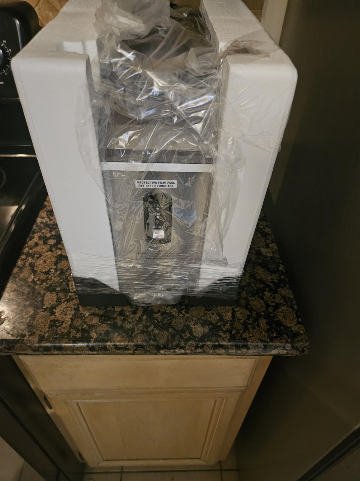 Antarctic Star Nugget Ice Makers Countertop with Self-Cleaning, 35lbs/24H, Portable Sonic Ice Maker Machine with Handle/Basket/Scoop for Home, Kitchen, Office, Camping(Stainless Steel Silver) - Customer Photo 1