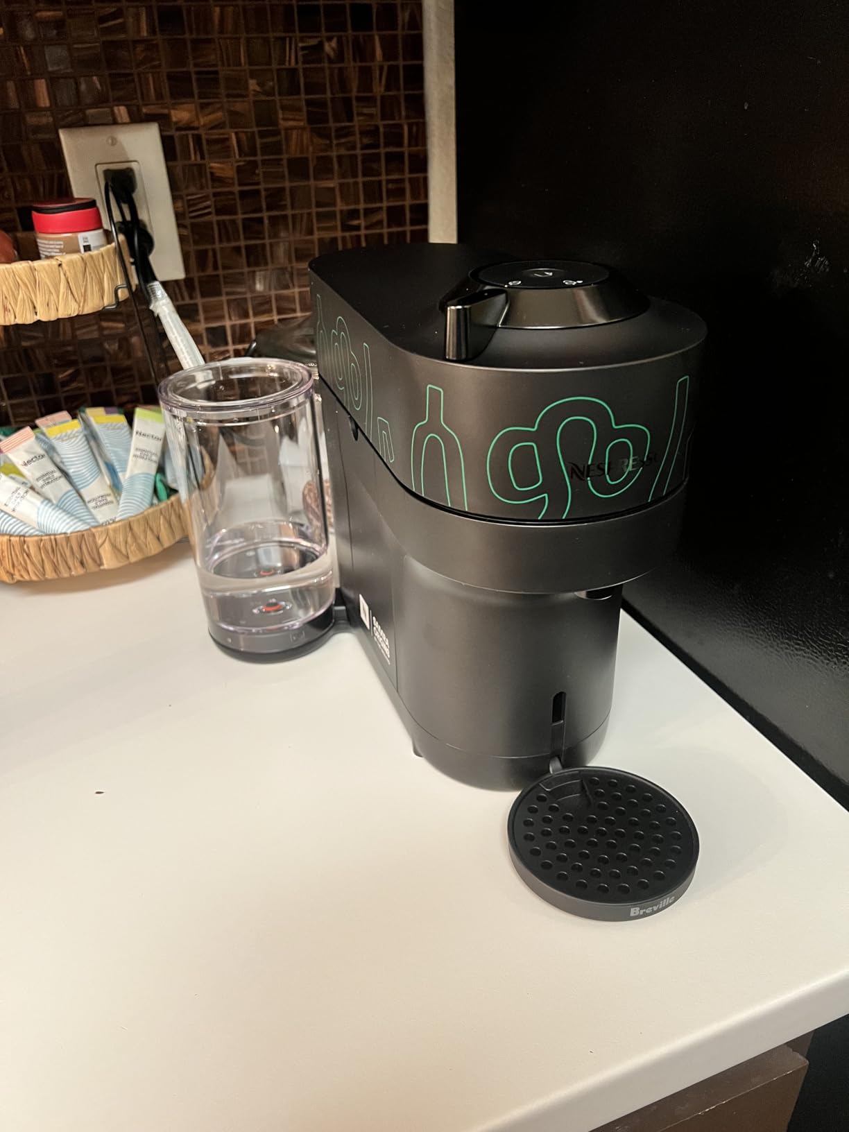 Nespresso Vertuo Pop+ Coffee and Espresso Maker by Breville, Samra Origins by The Weeknd Metad Green - Customer Photo 3