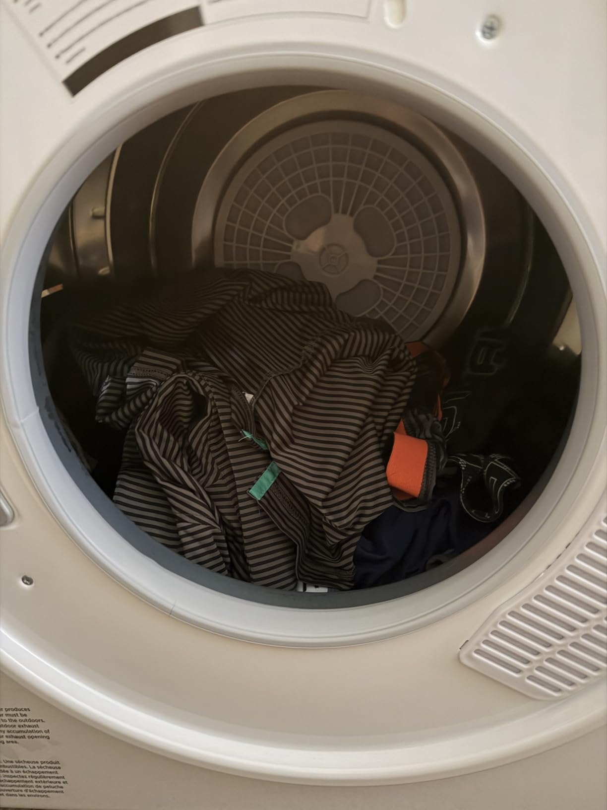 Elevon 1500W Portable Clothes Dryer, 3.5 cu.ft Electric Drying Machine for Laundry with Steel Tub for Apartment, Dorms, Compact Dryer for Small Space, Black/White - Customer Photo 2