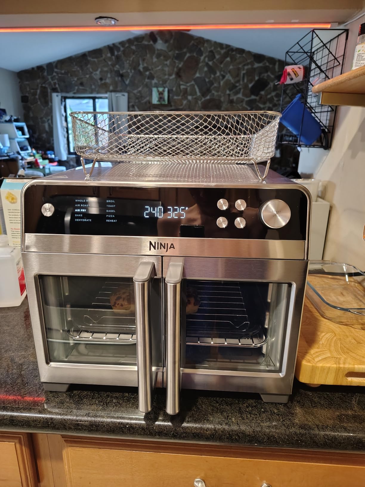 Ninja | French Door Premier | Air Fryer, Convection Oven, Toaster | 5-qt Air Fry Basket, Sheet Pan, Wire Rack, Broil Rack | PFAS-free Cooking Surface, Dishwasher-safe Accessories | FO101 (NEW) - Customer Photo 1