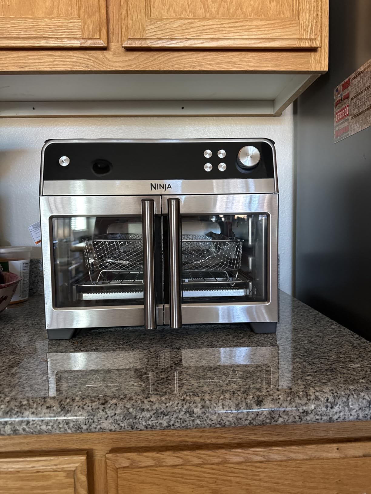 Ninja | French Door Premier | Air Fryer, Convection Oven, Toaster | 5-qt Air Fry Basket, Sheet Pan, Wire Rack, Broil Rack | PFAS-free Cooking Surface, Dishwasher-safe Accessories | FO101 (NEW) - Customer Photo 2