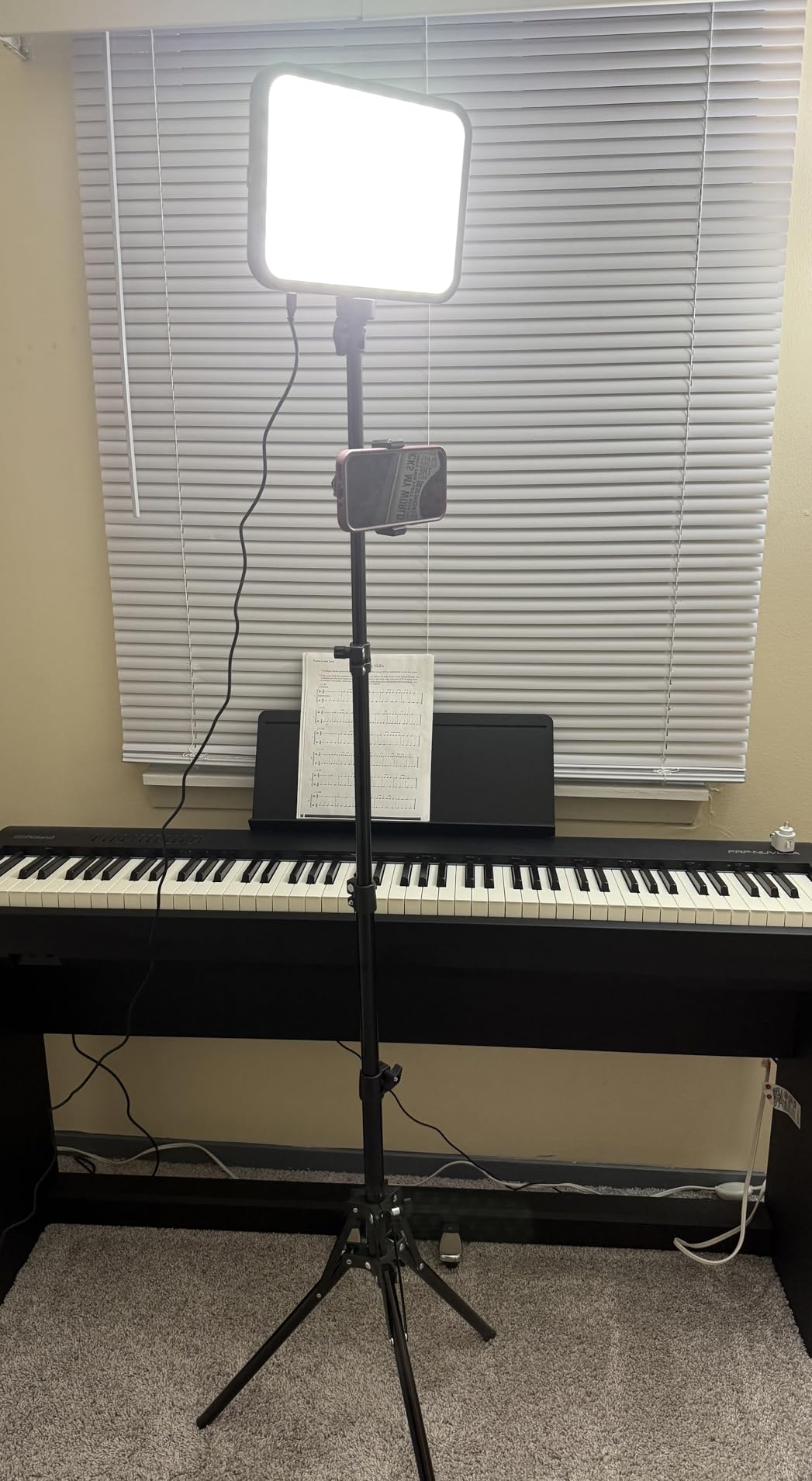 UBeesize 2-Pack LED Video Light Kit, 3000-6500K Dimmable Photography Studio Lights with Tripod Stand & Phone Holder, Video Recording & Streaming Lighting for Makeup, Gaming, YouTube Customer Review UBeesize 2-Pack LED Video Light Kit, 3000-6500K Dimmable Photography Studio Lights with Tripod Stand & Phone Holder, Video Recording & Streaming Lighting for Makeup, Gaming, YouTube - Customer Photo 2