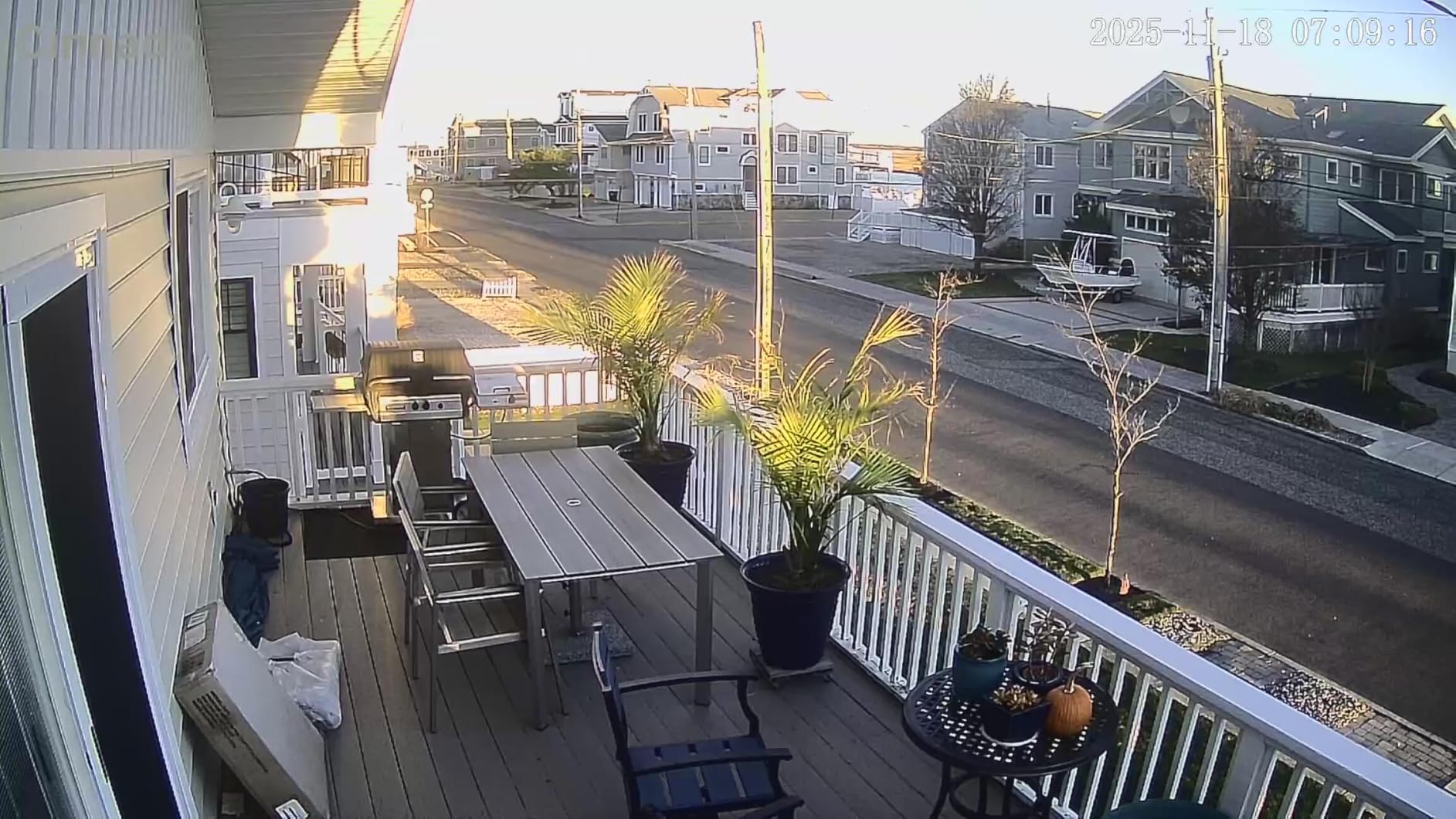 Outdoor Dining Set for 6, Patio Table and Chairs Set with Umbrella Hole, 7 Pieces HDPS + Aluminum Outdoor Furniture Sets for Patio, Garden (Gray & Teak) - Customer Photo 1